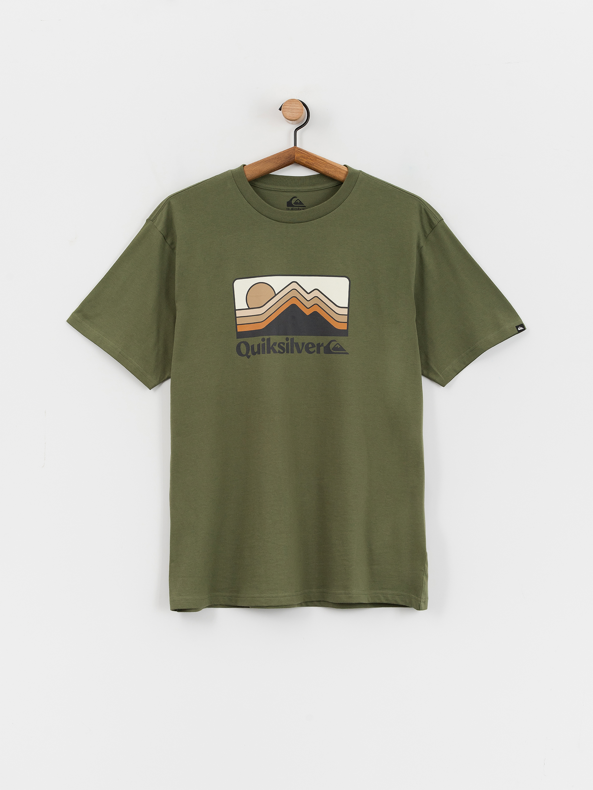 Tričko Quiksilver Qs Gradient Mountains (four leaf clover)