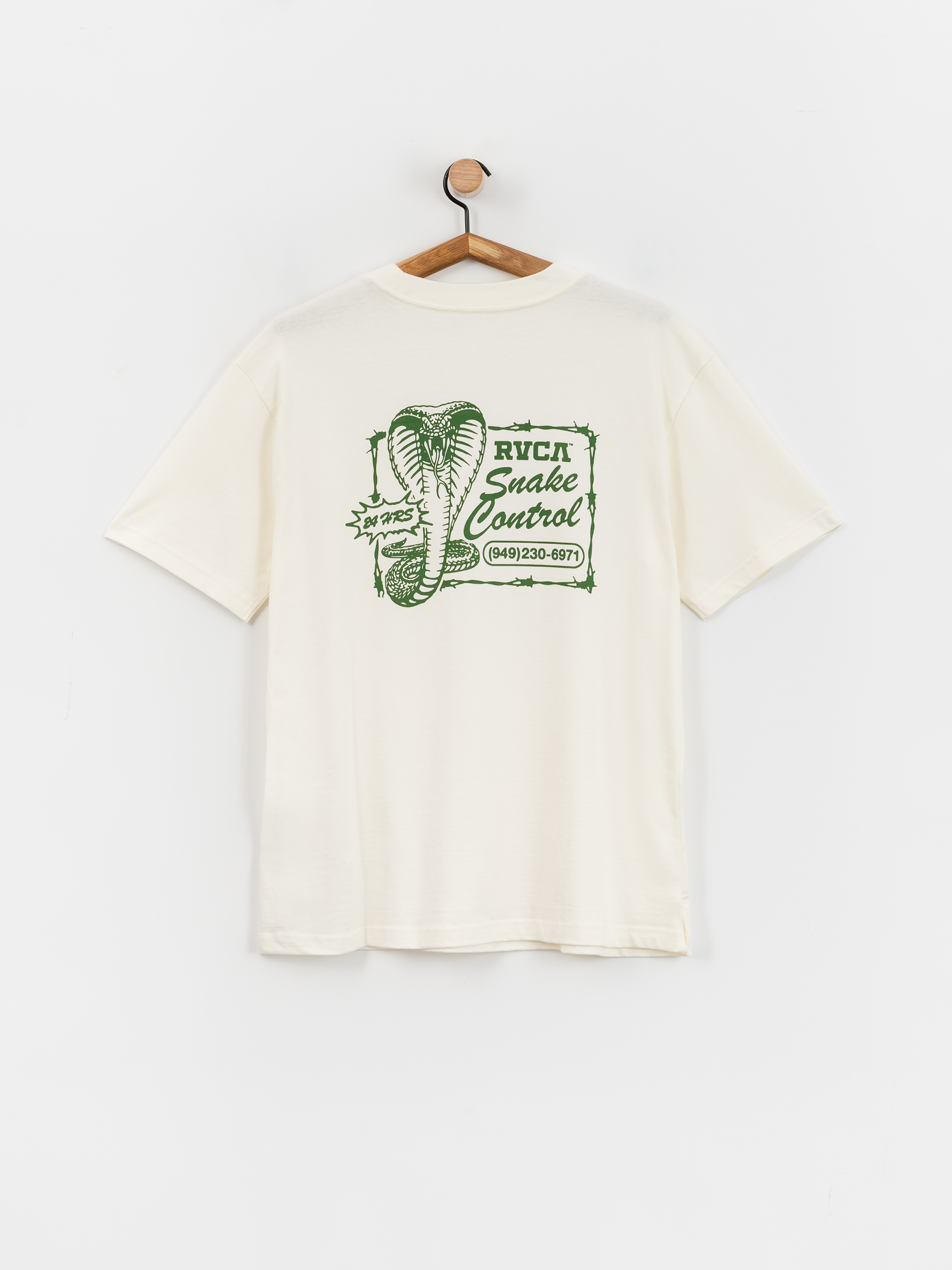 Tričko RVCA Cobra Service (antique white)