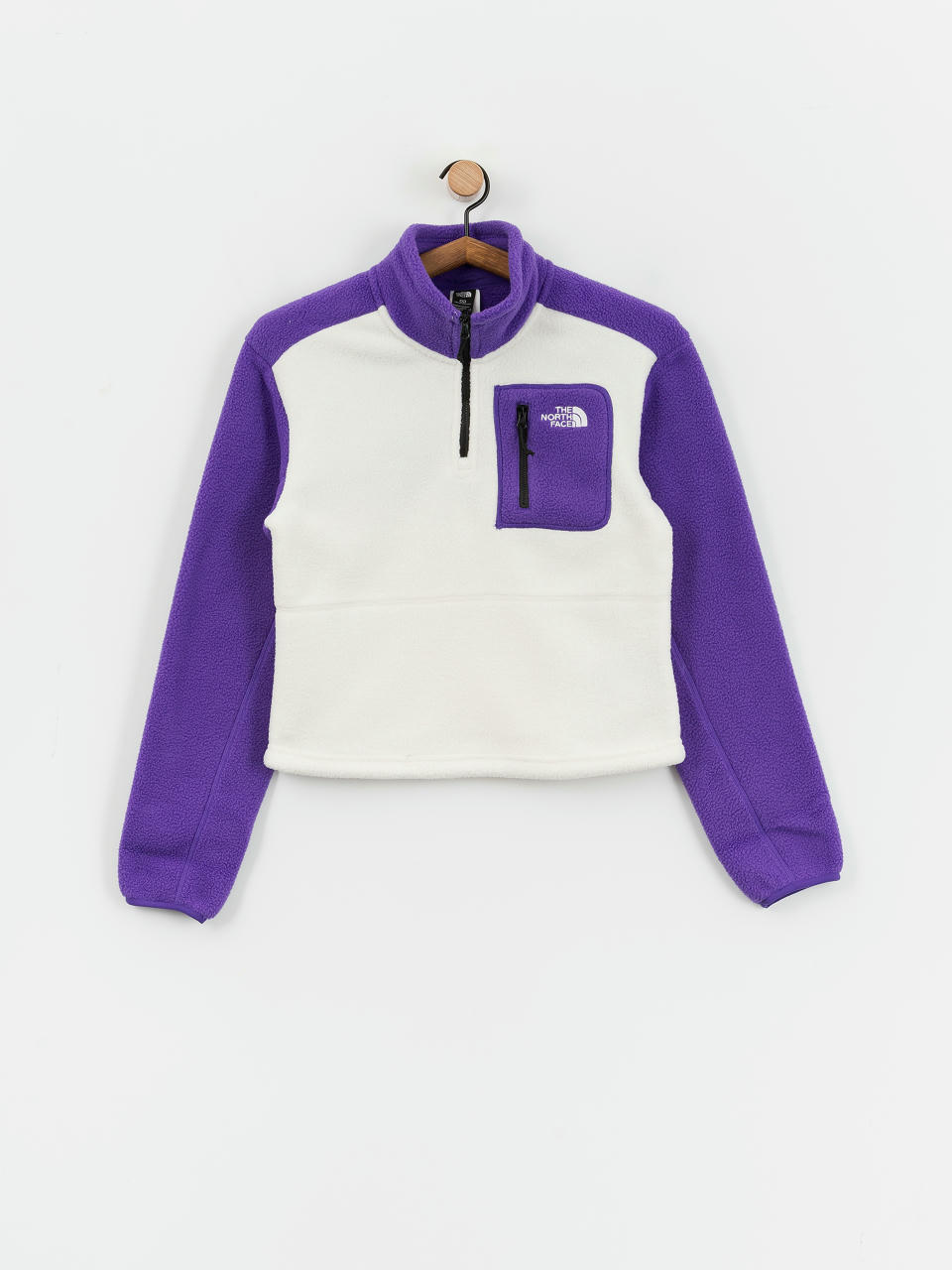 Dámský Fleecová mikina The North Face Yumiori 1/4 Zip (white dune/peak purple)