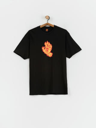 Tričko Santa Cruz Flame Hand (black)