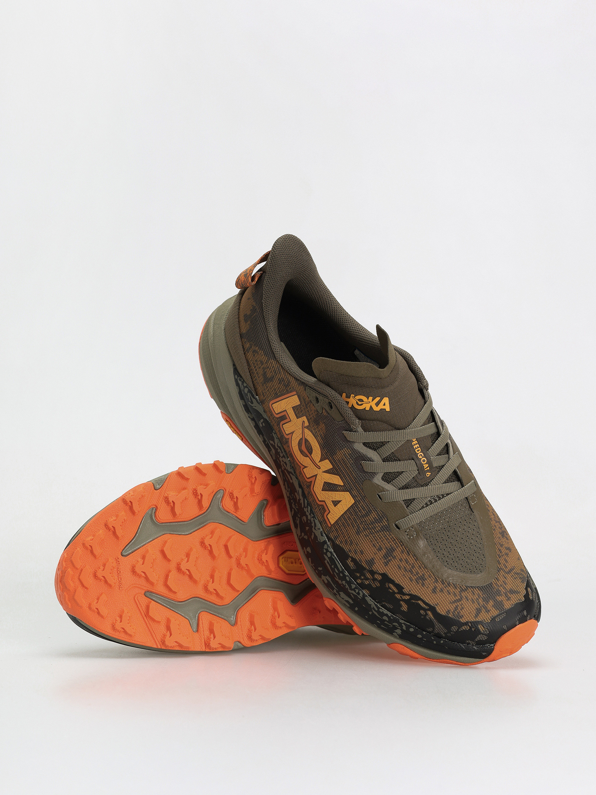 Boty Hoka Speedgoat 6 (antique olive/squash)