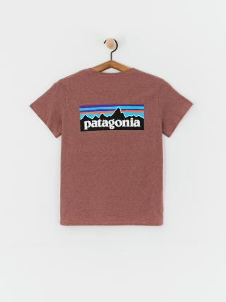 Tričko Patagonia P-6 Logo Responsibili Wmn (dulse mauve)