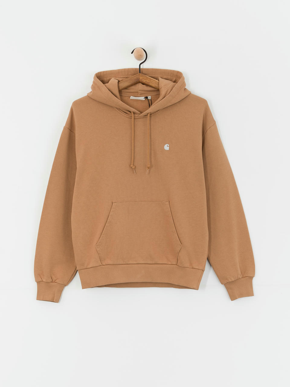 Mikina s kapucí Carhartt WIP Casey HD Wmn (peanut/silver)