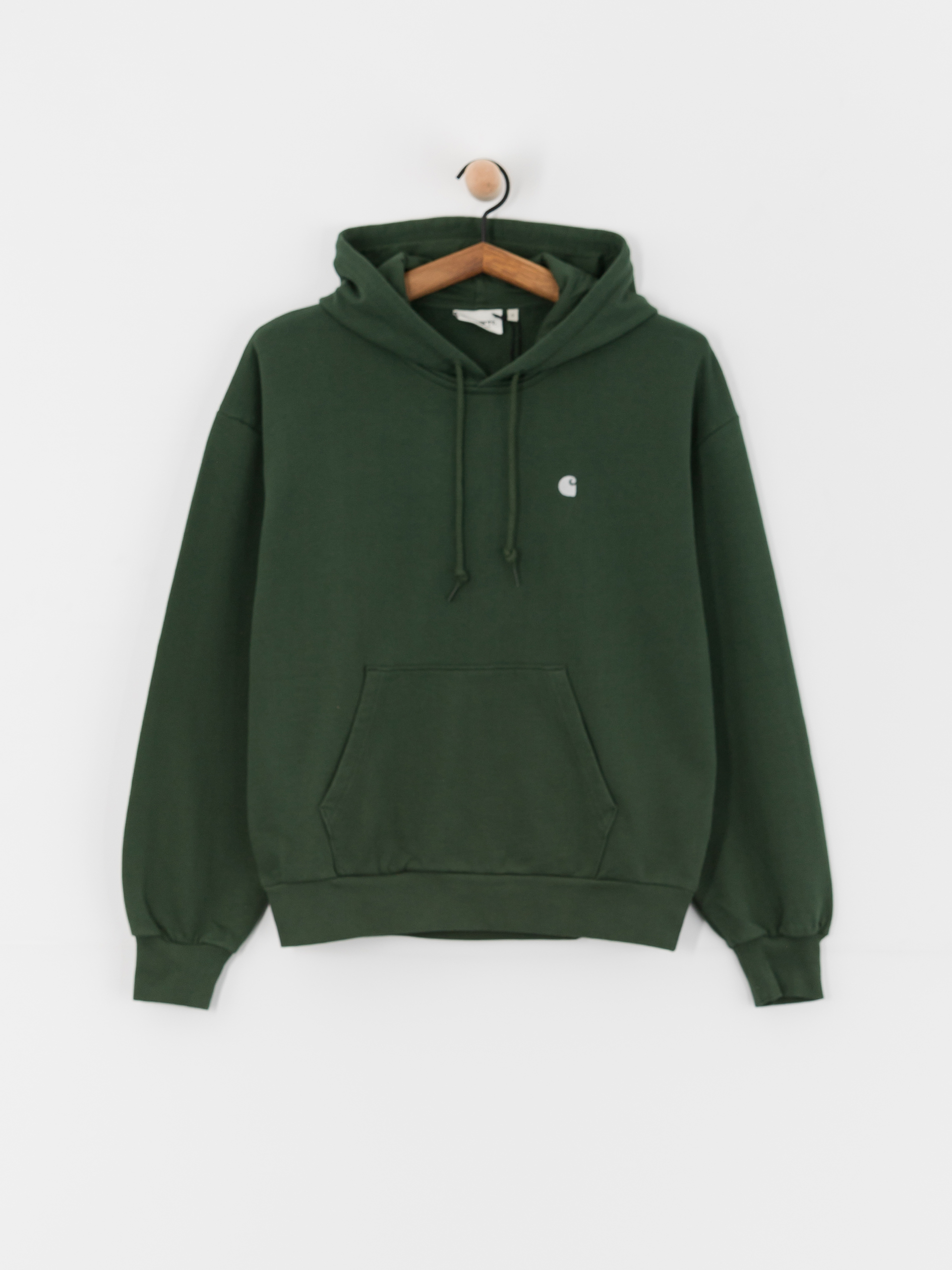 Mikina s kapucí Carhartt WIP Casey HD Wmn (sycamore tree/silver)