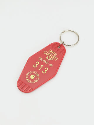 Klíčenka Carhartt WIP Hotel Keys (scarlet/winter spice)