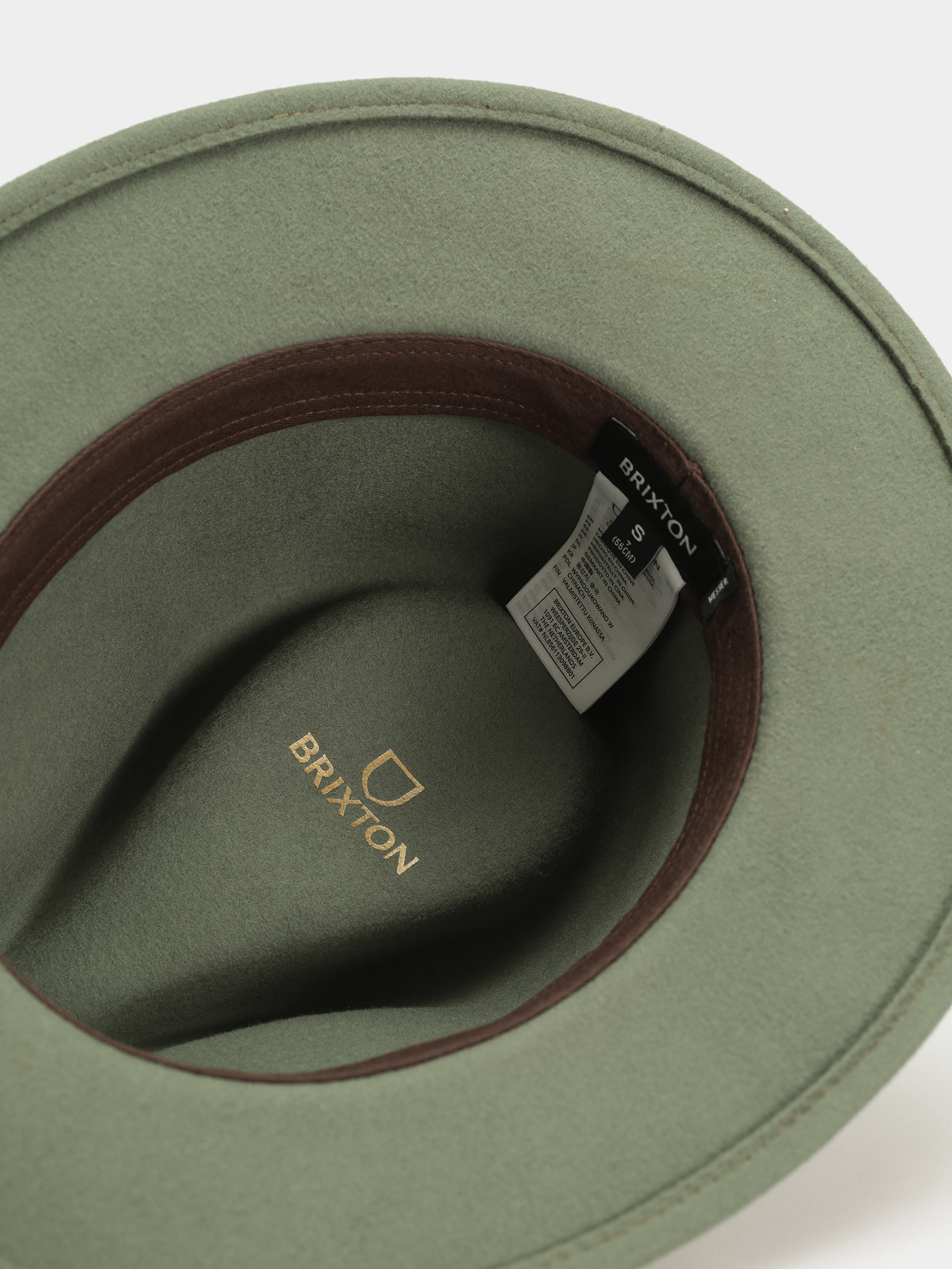 Klobouk Brixton Messer Fedora (light moss)