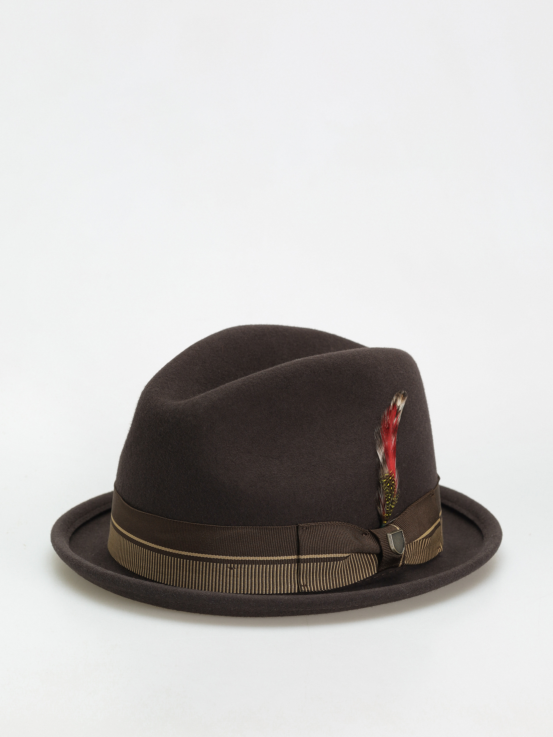 Klobouk Brixton 20Th Anniversary Gain Fedora (chocolate/gold)