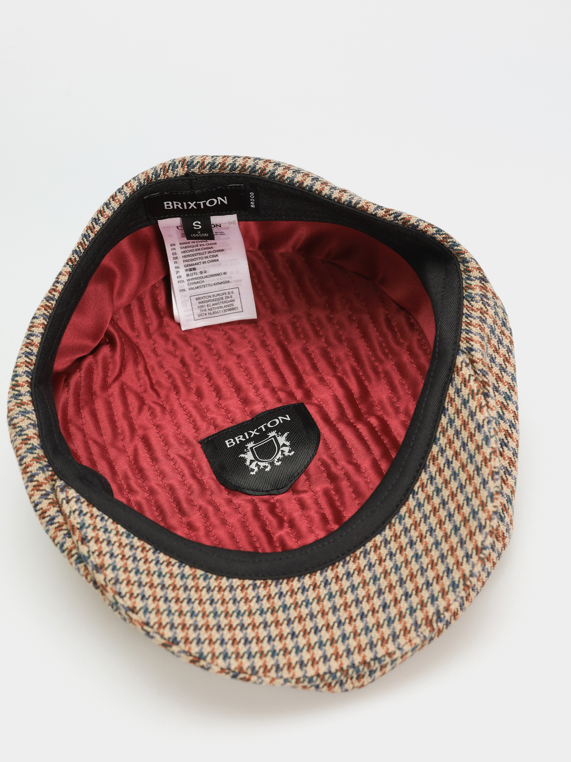 Klobouk s kšiltem Brixton Brood Snap Cap (sand/light blue)