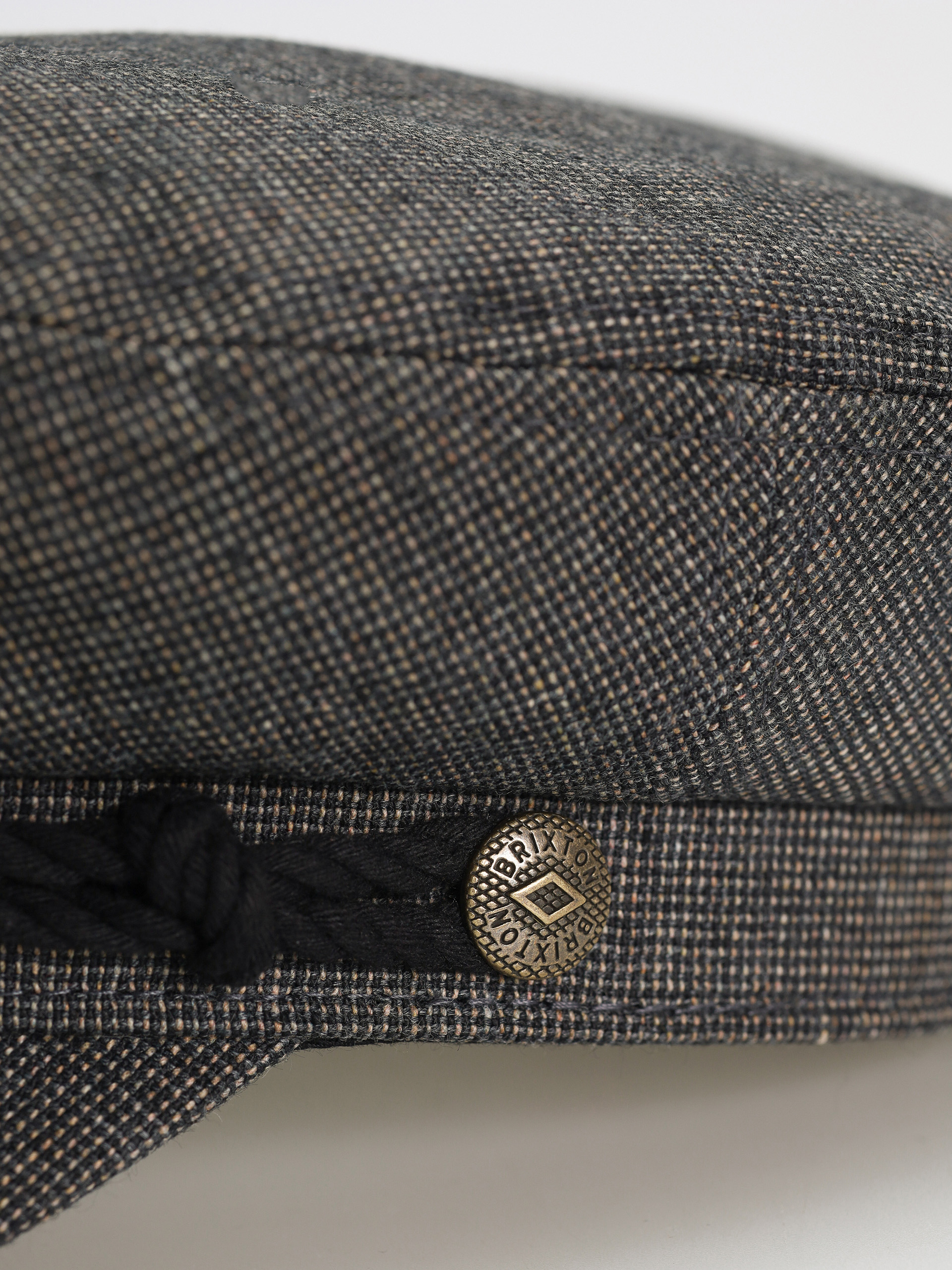 Klobouk s kšiltem Brixton Fiddler Cap (mixed tweed)