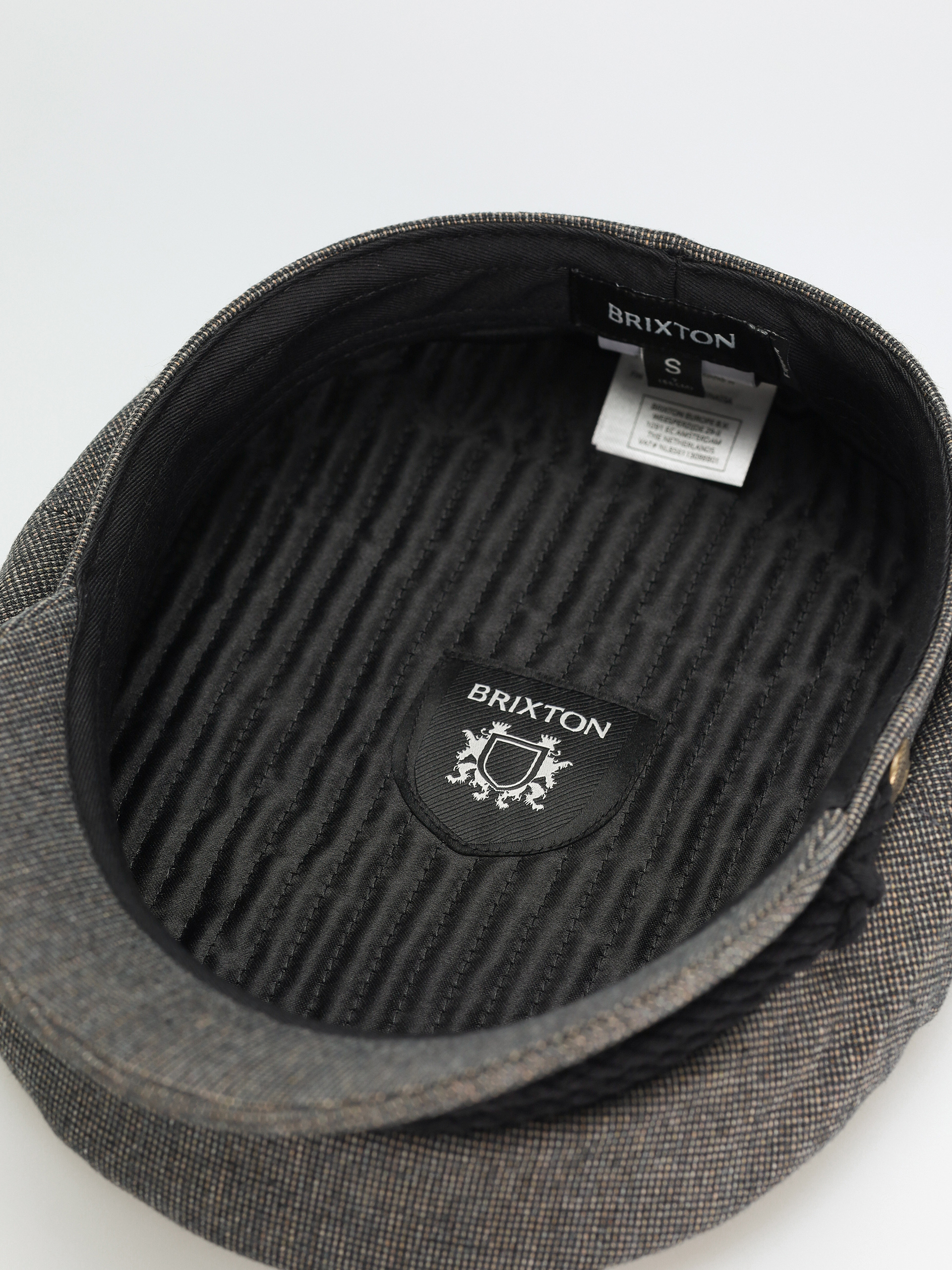 Klobouk s kšiltem Brixton Fiddler Cap (mixed tweed)