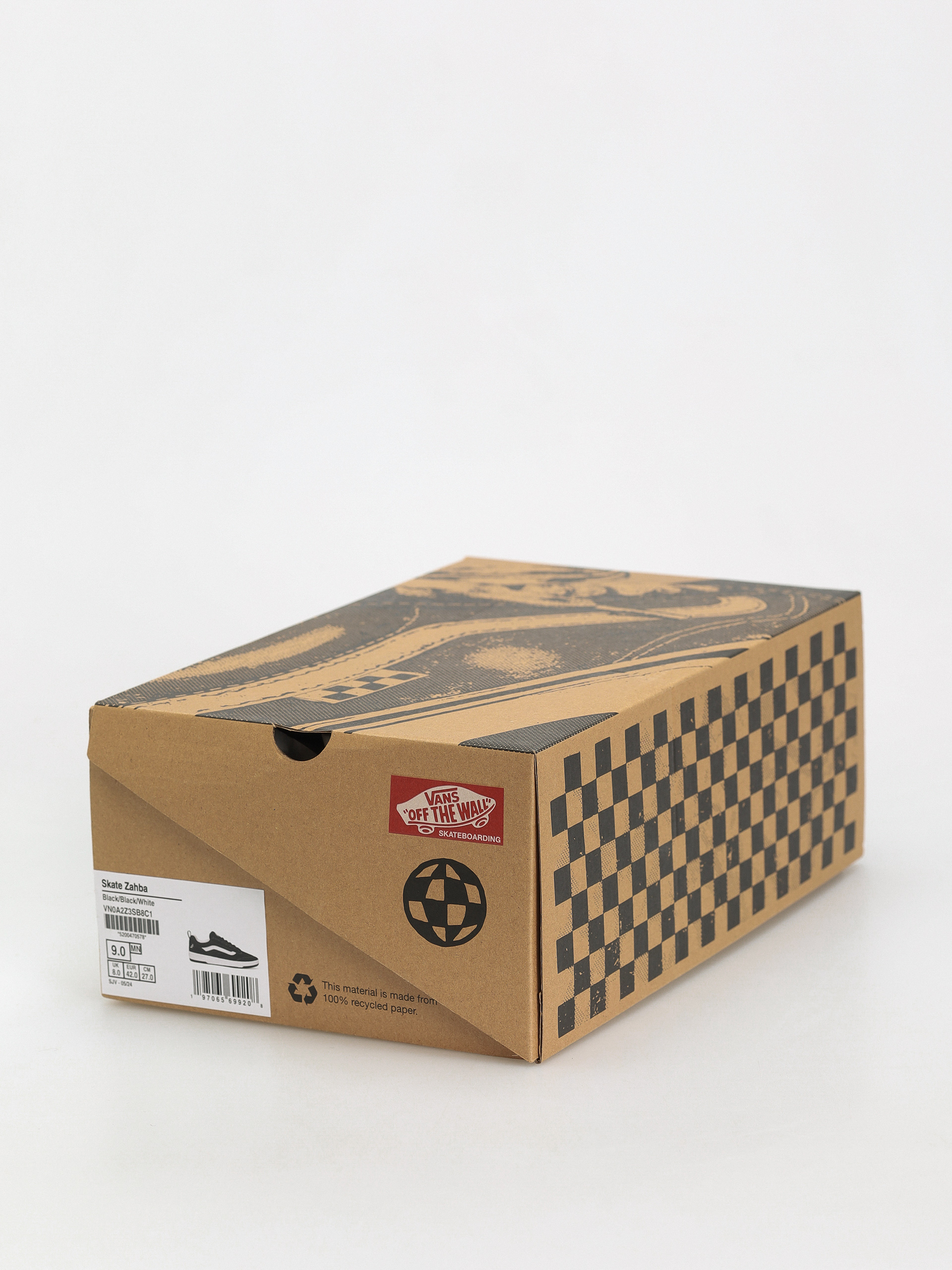 Boty Vans Skate Zahba (black/black/white)