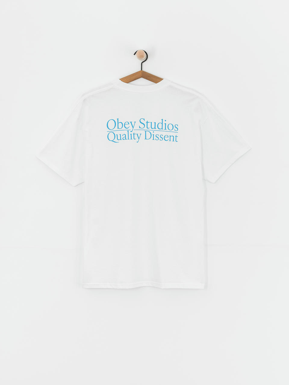 Tričko OBEY Studios Quality Dissent (white)