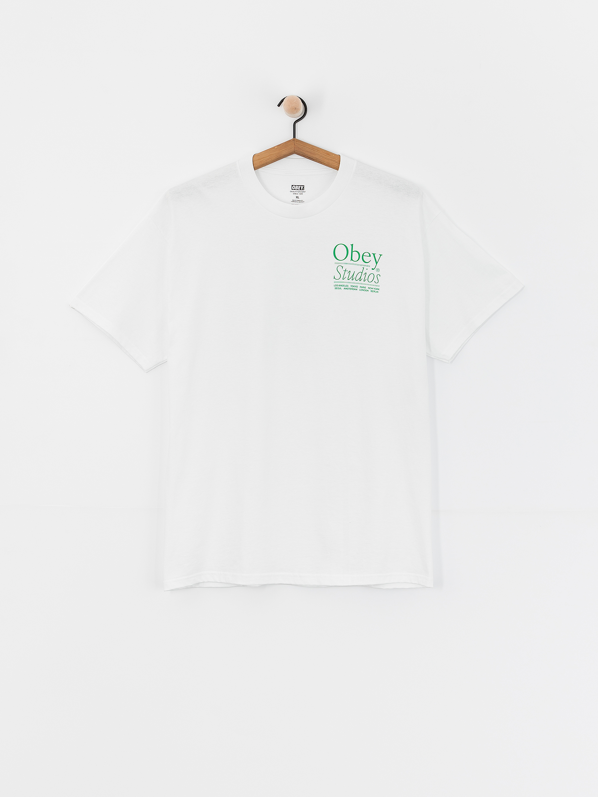 Tričko OBEY Studios (white)