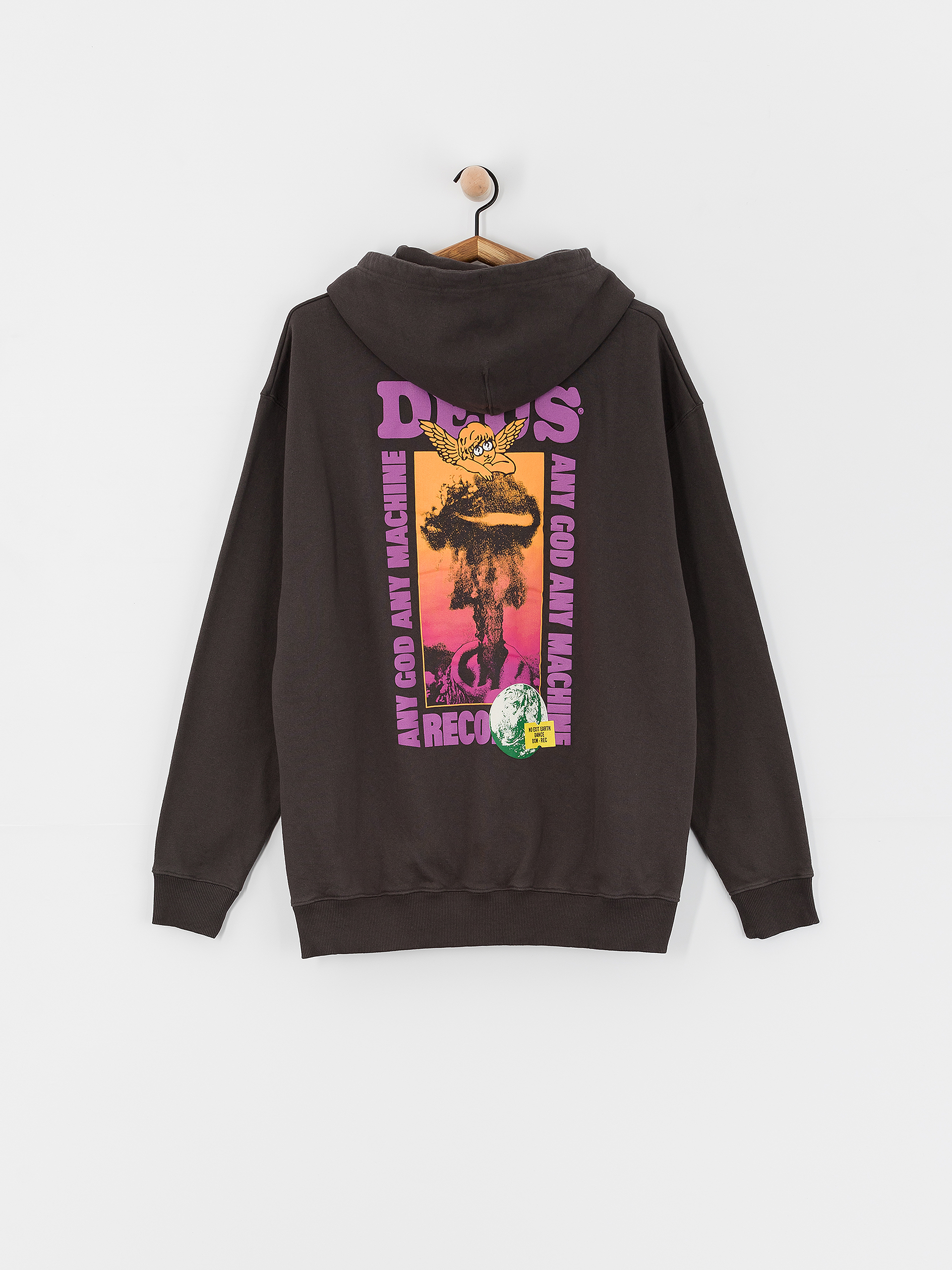 Mikina s kapucí Deus Ex Machina Angel Energy HD (anthracite)