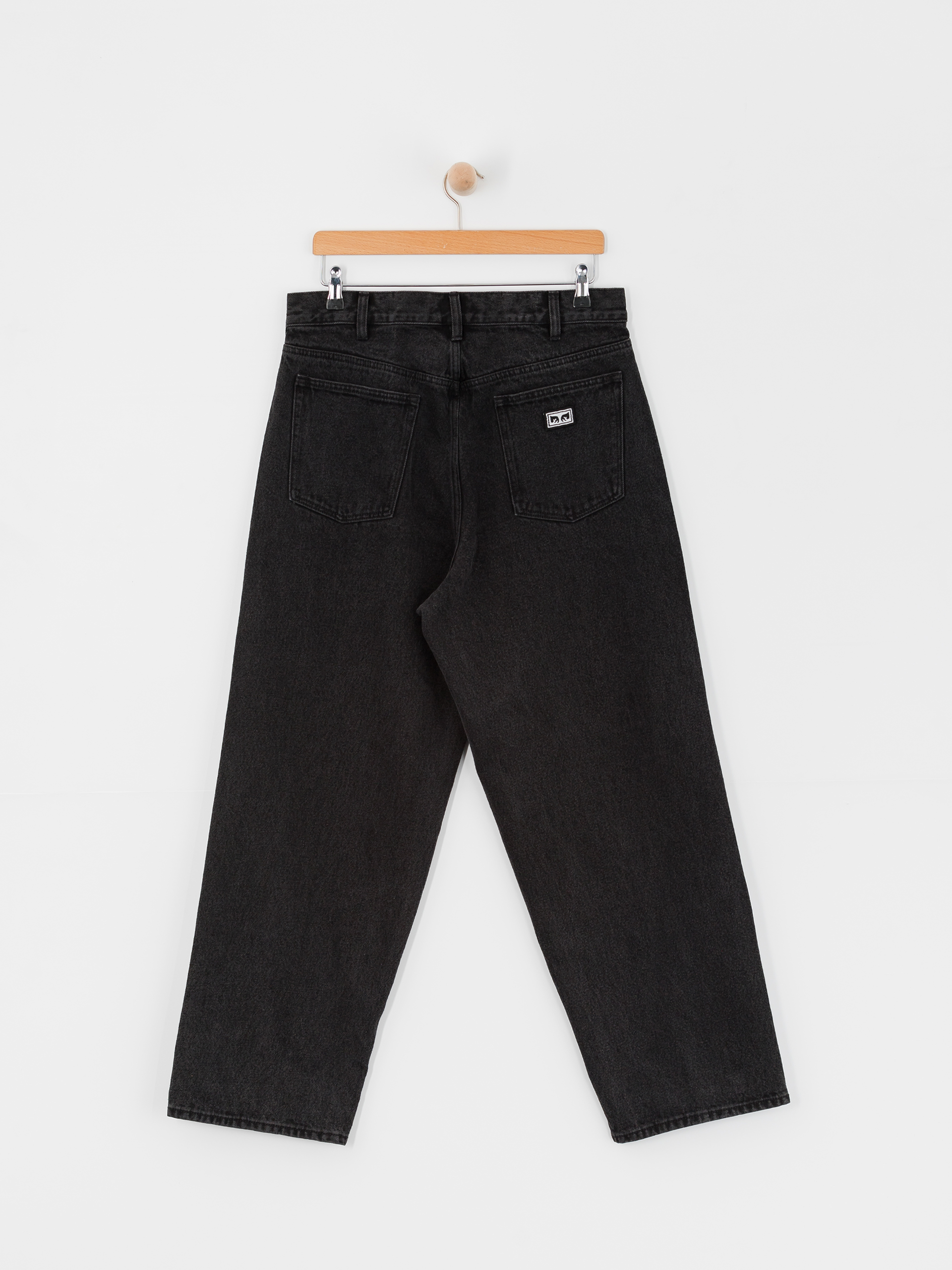 Kalhoty OBEY Bigwig Baggy Denim (faded black)