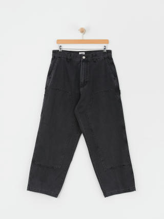 Kalhoty OBEY Bigwig Denim Carpenter (black faded wash)