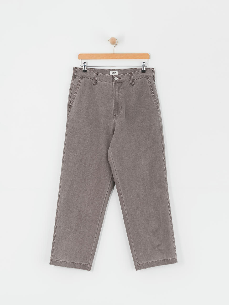 Kalhoty OBEY Bigwig Chino (pigment java brown)