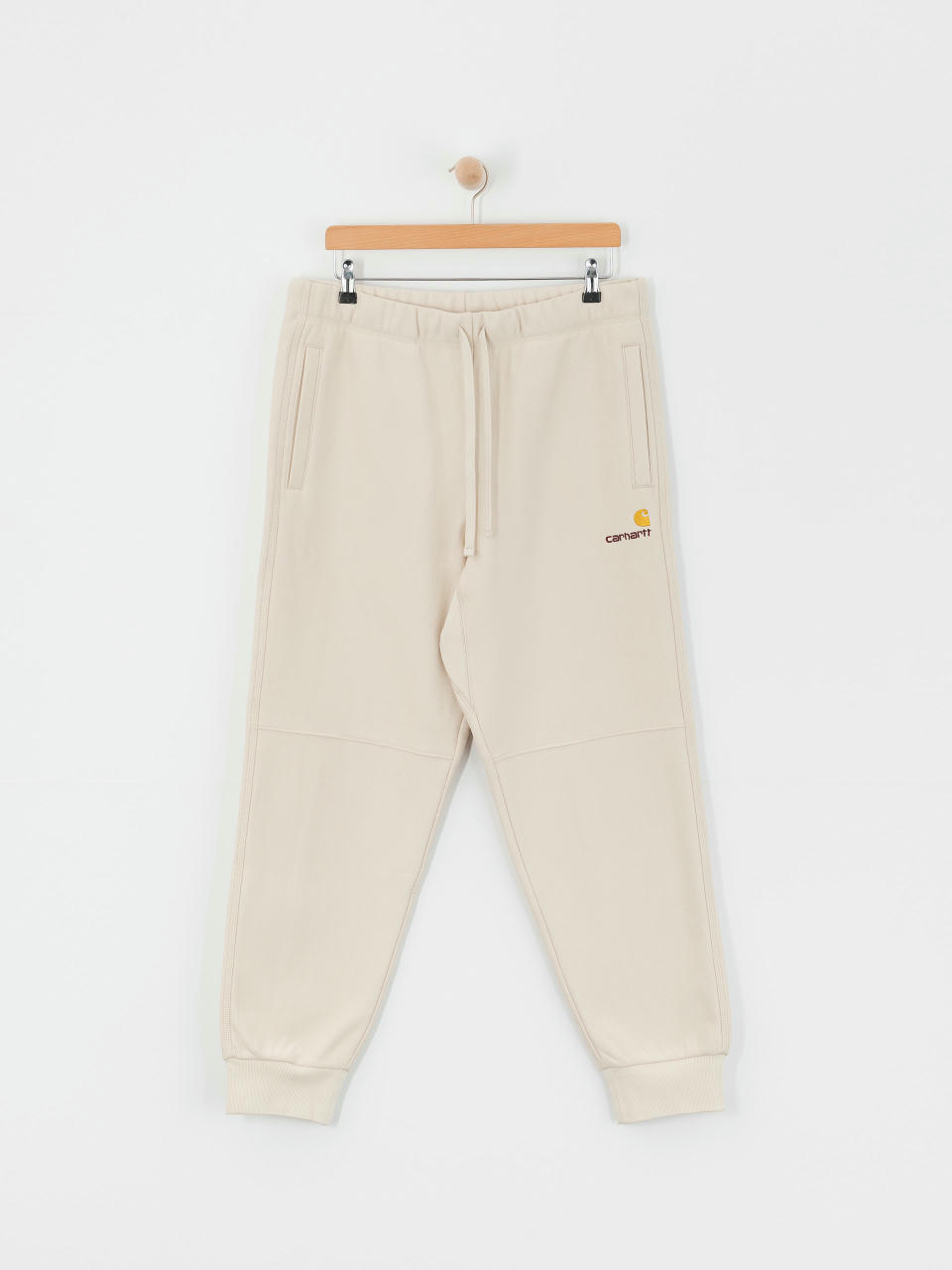 Kalhoty Carhartt WIP American Script Jogging (moonbeam)