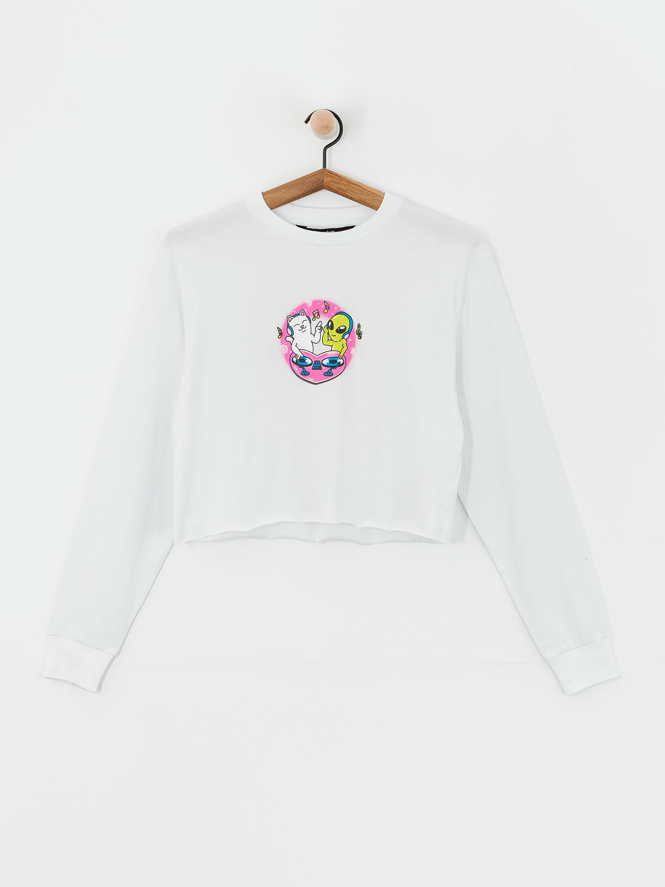 Triko RipNDip Love Is Ripndip Cropped (white)