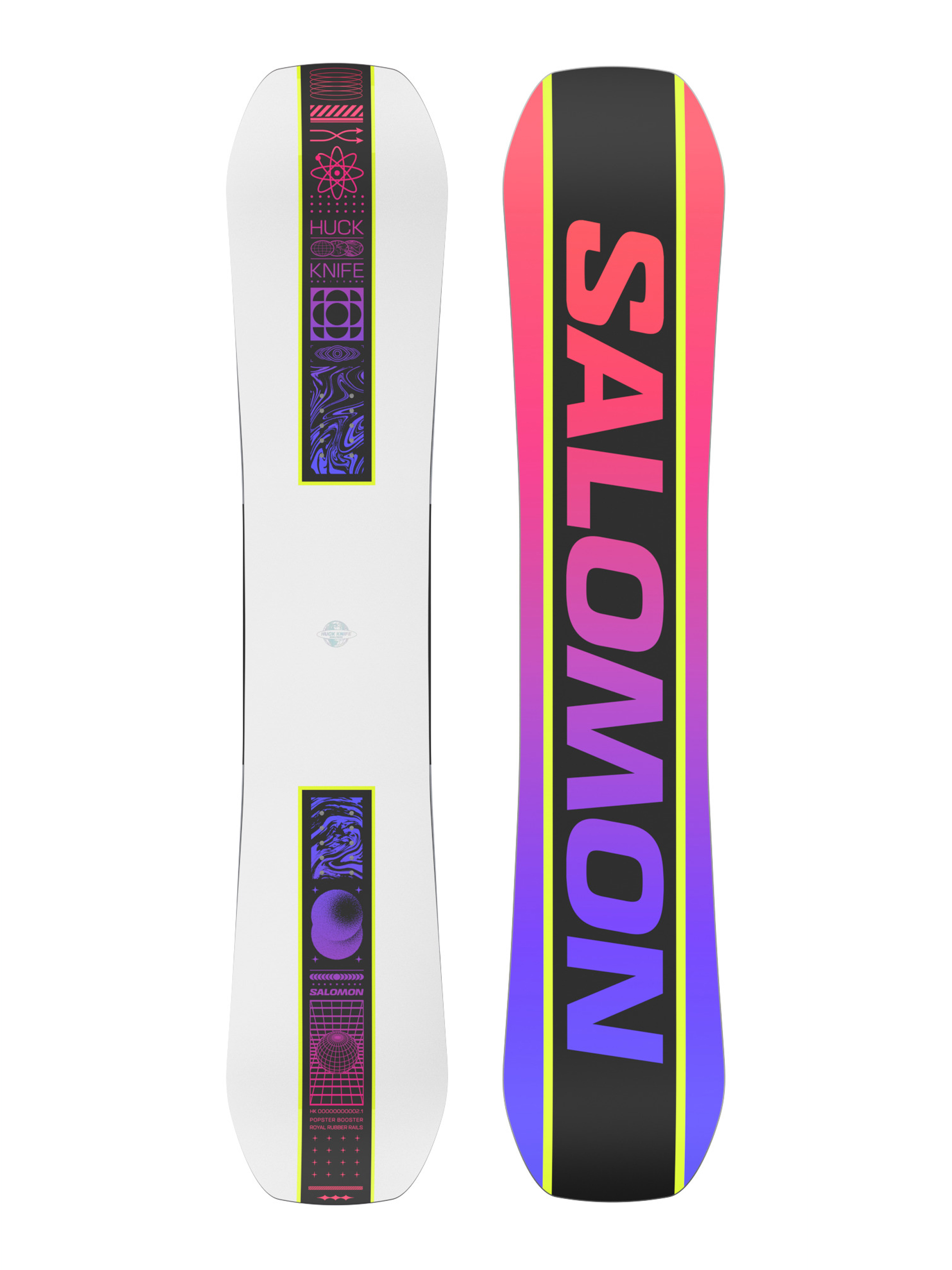 Pánská Snowboard Salomon Huck Knife (white/black)