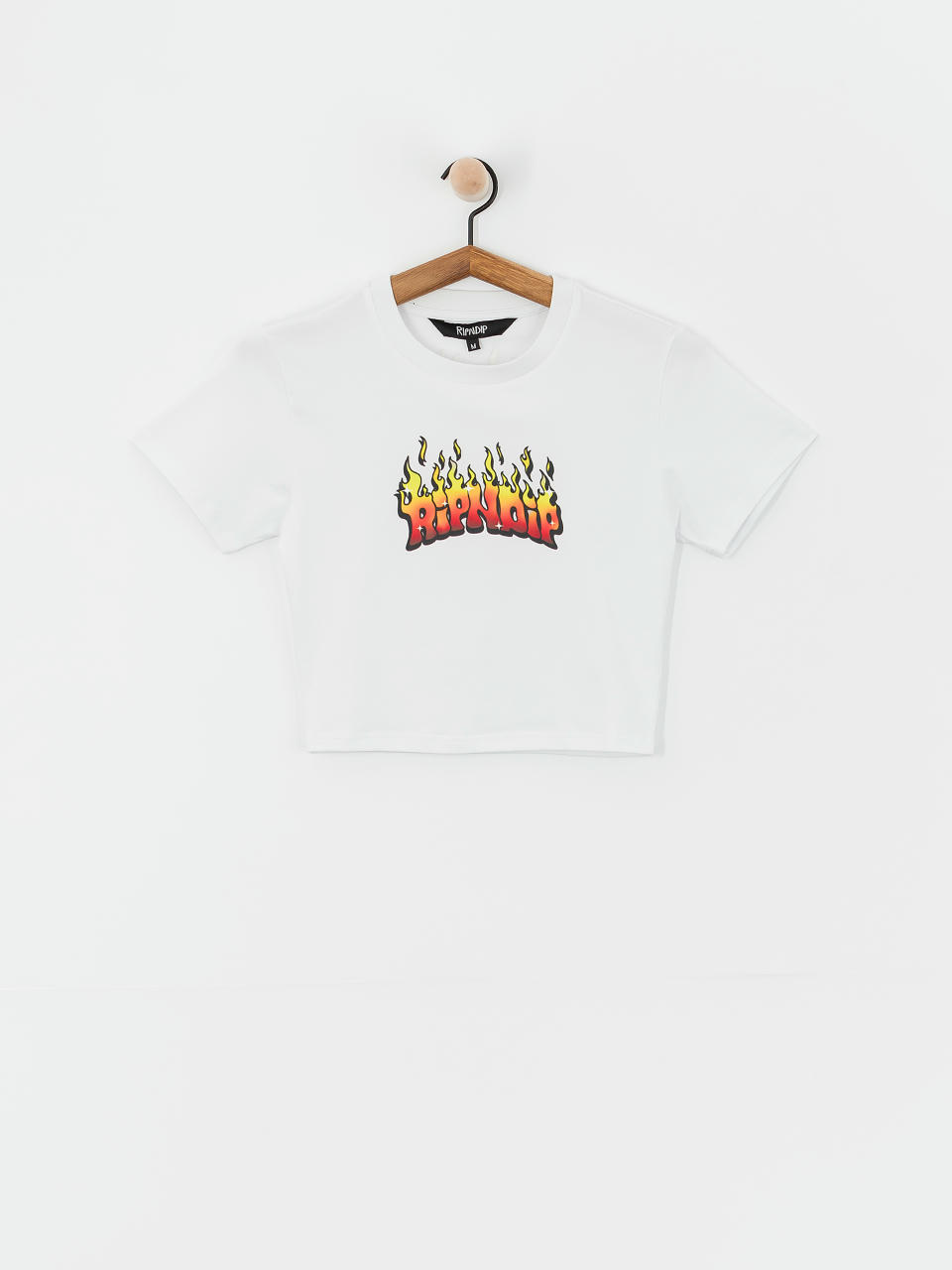 Tričko RipNDip Scary Cute Cropped Baby (white)