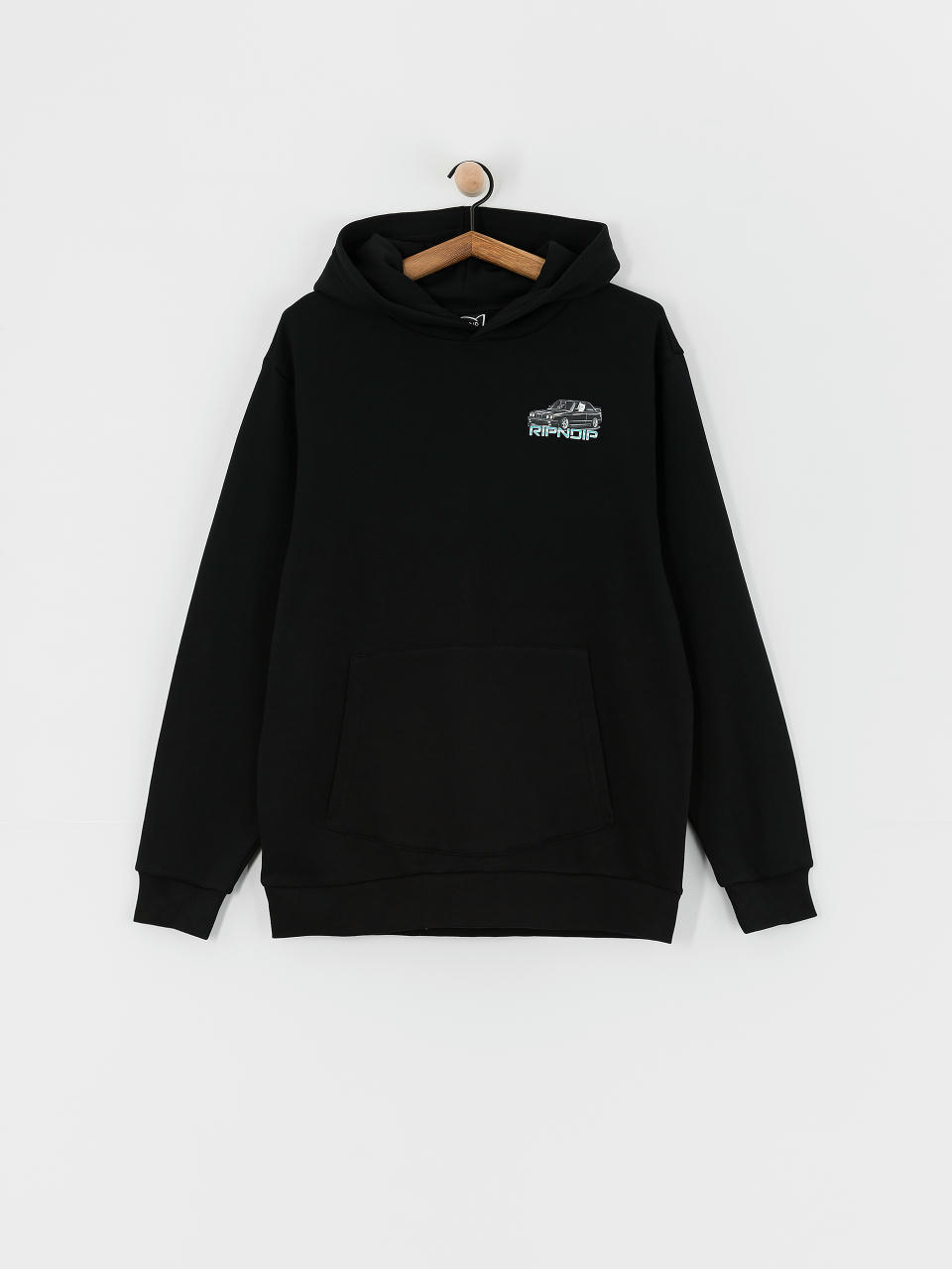 Mikina s kapucí RipNDip Vroom Vroom HD (black)