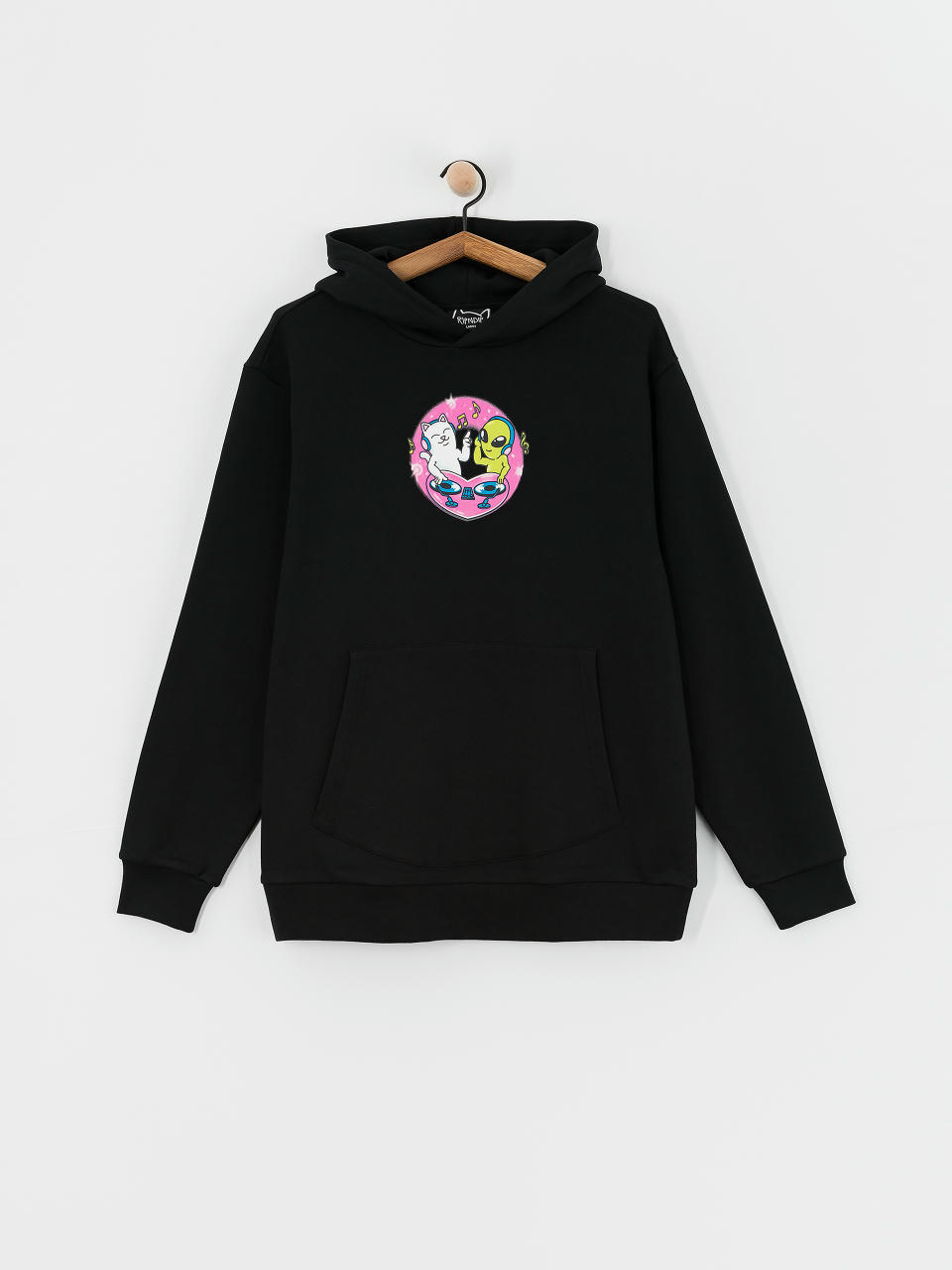 Mikina s kapucí RipNDip Love Is Ripndip HD (black)