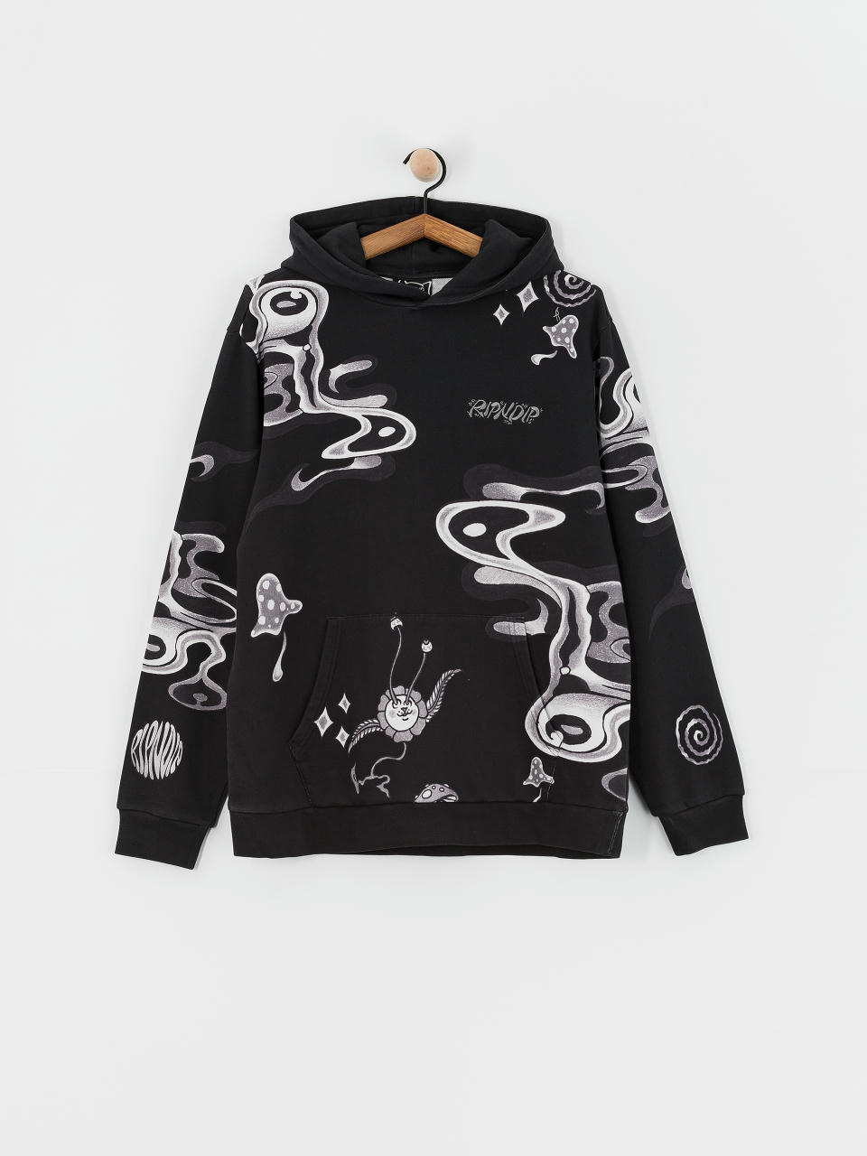 Mikina s kapucí RipNDip Space Walk HD (black)