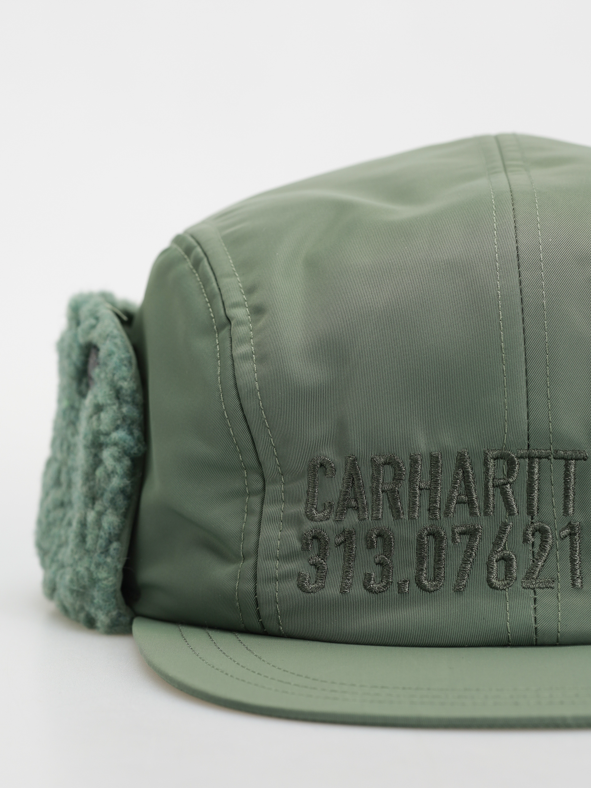 Kšiltovka  Carhartt WIP Olten Ear Guard (duck green/duck green)