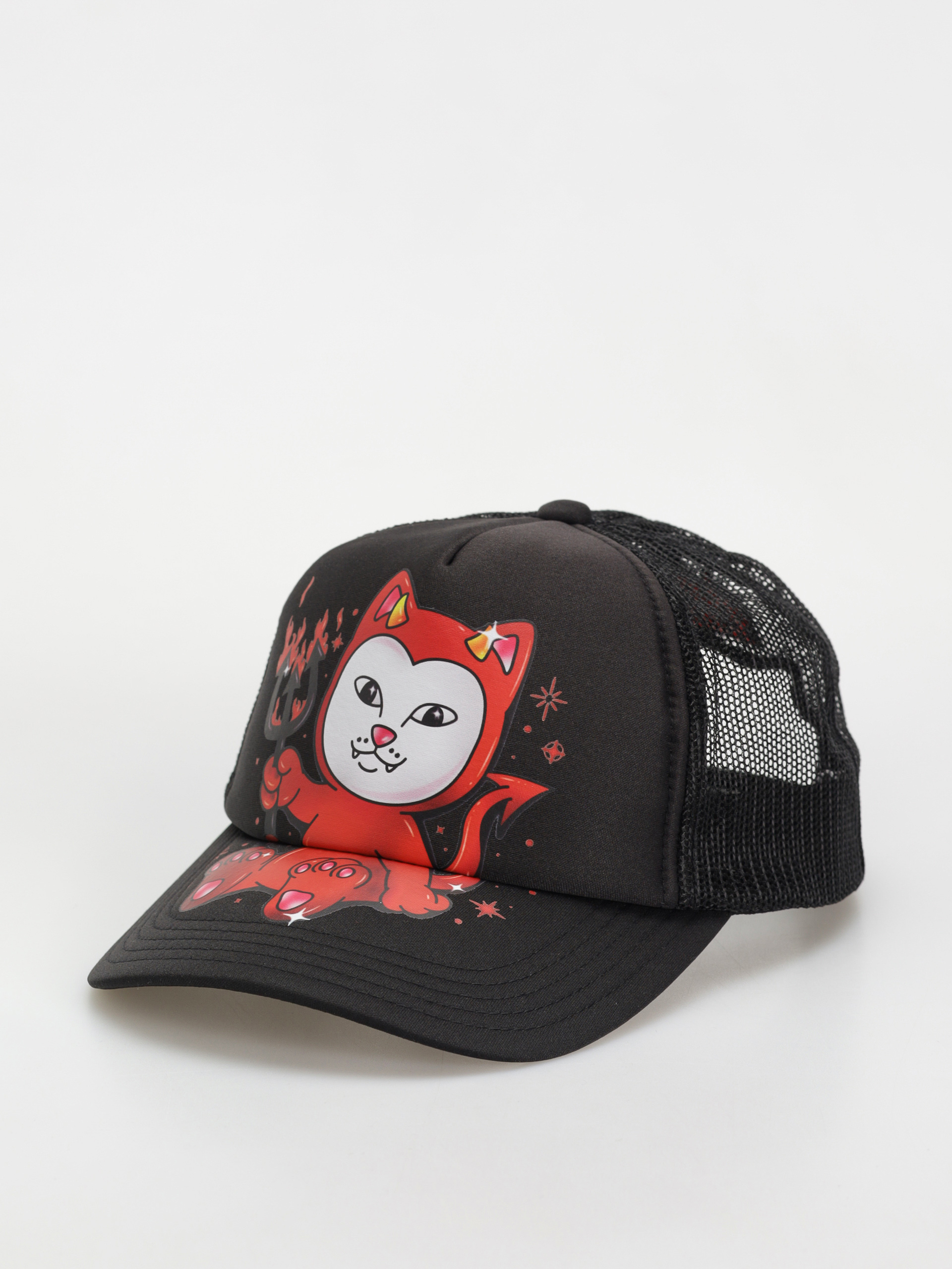 Kšiltovka  RipNDip Scary Cute Trucker (black)