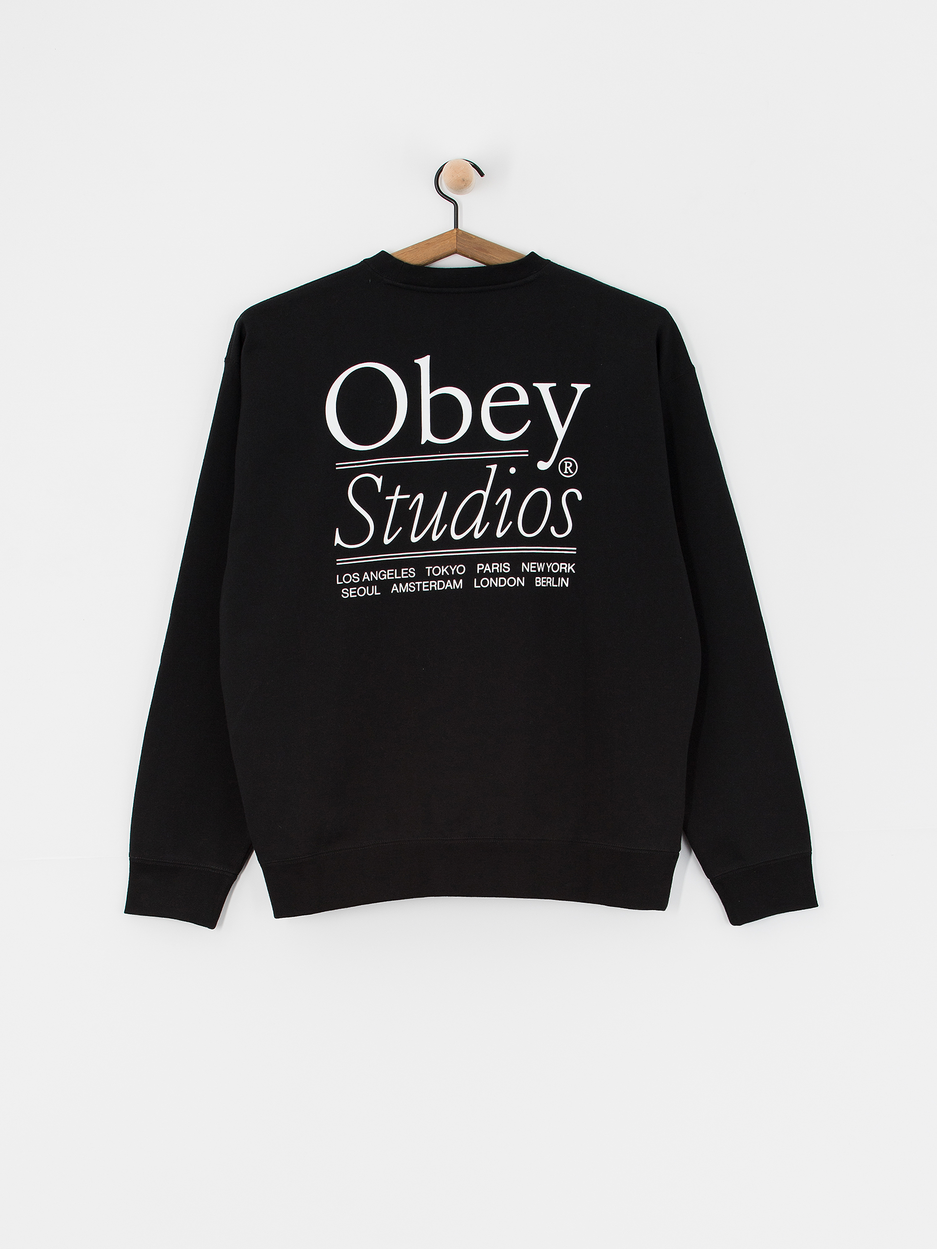 Mikina OBEY Studios (black)