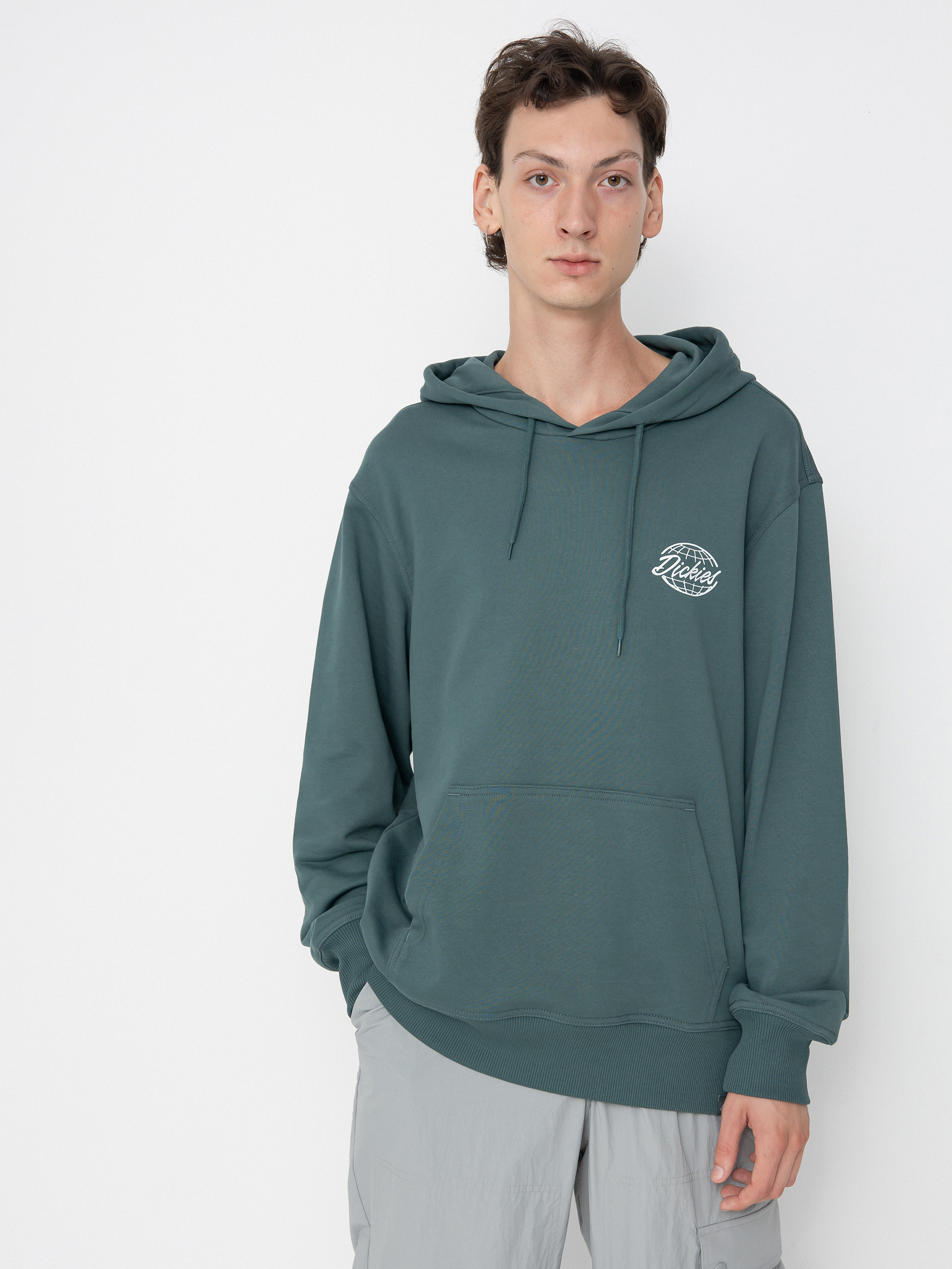 Mikina s kapucí Dickies Globe HD (lincoln green)