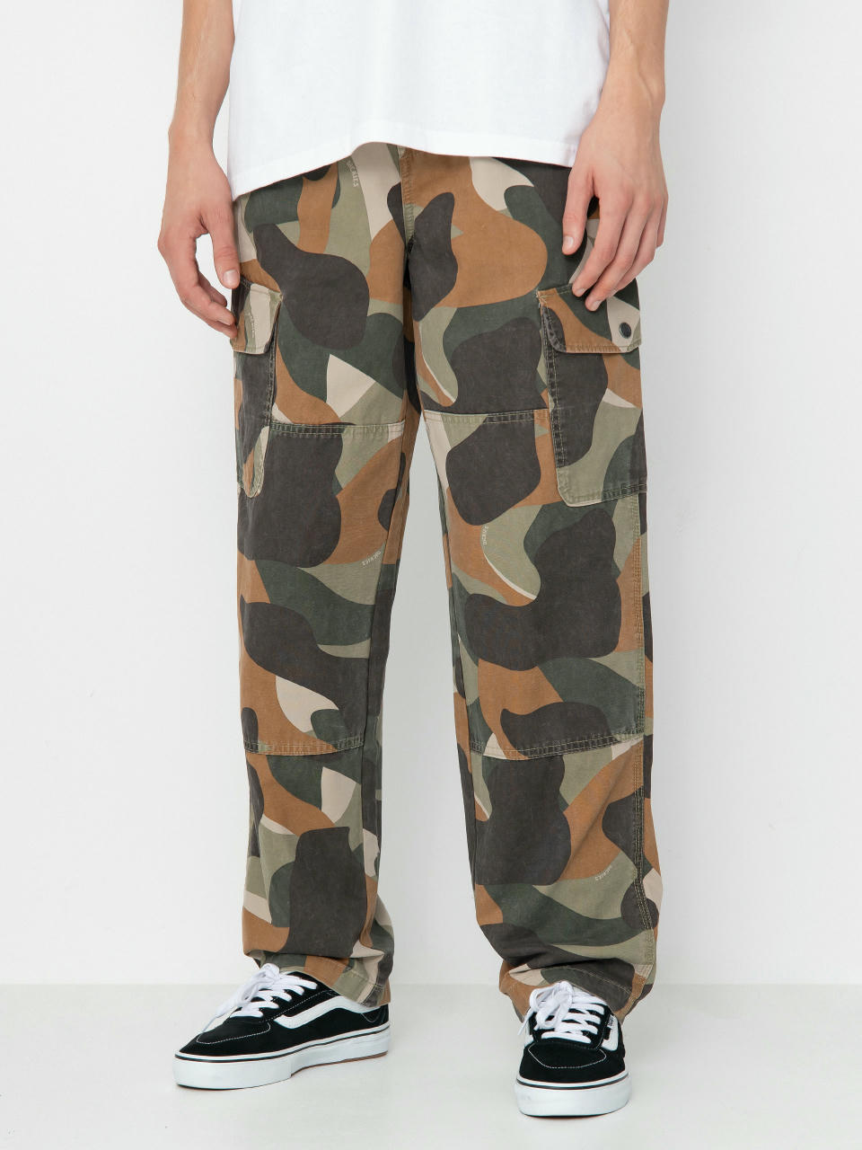 Kalhoty Dickies Duck Canvas Camo Cargo (imperial green)