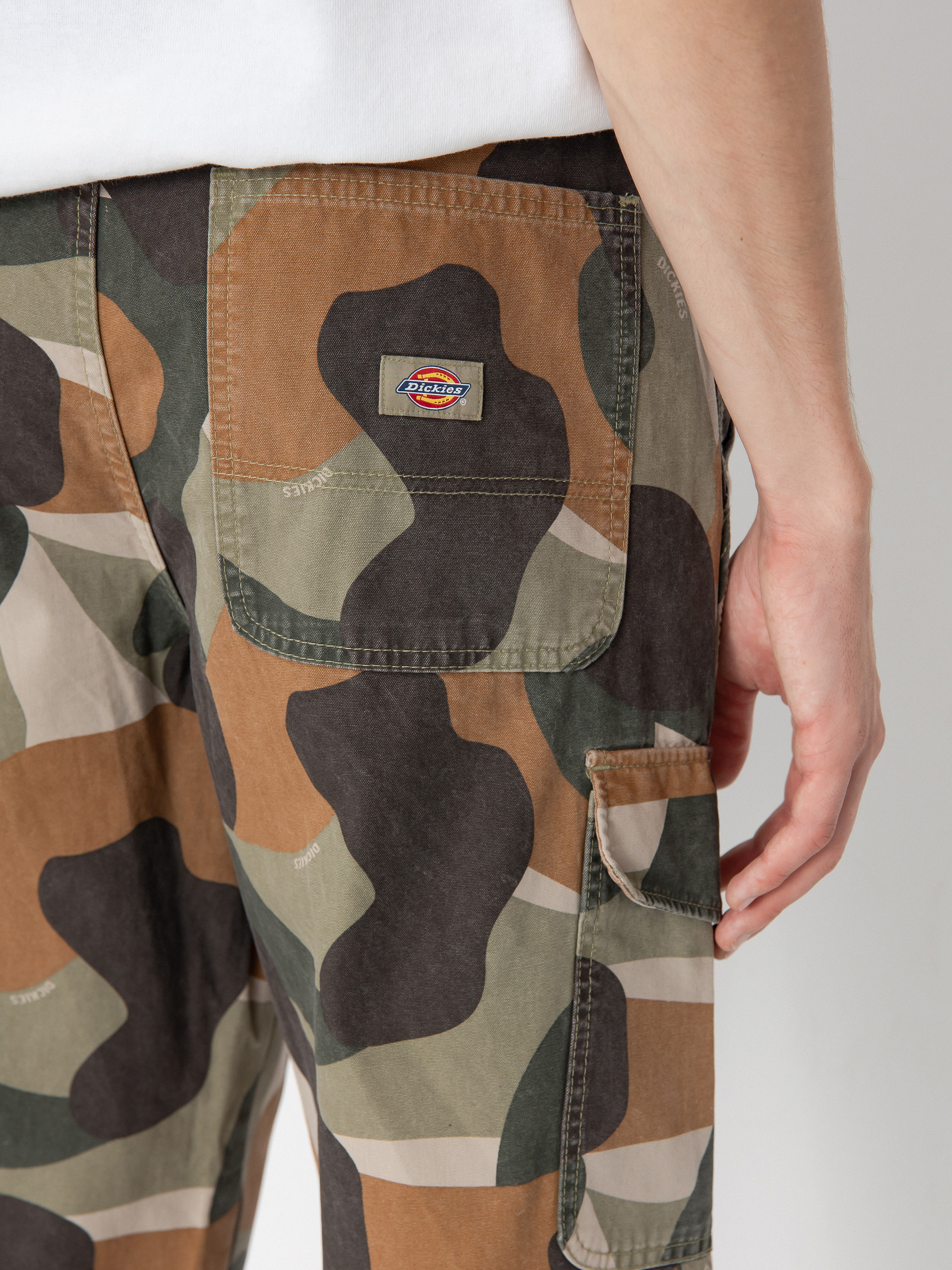 Kalhoty Dickies Duck Canvas Camo Cargo (imperial green)