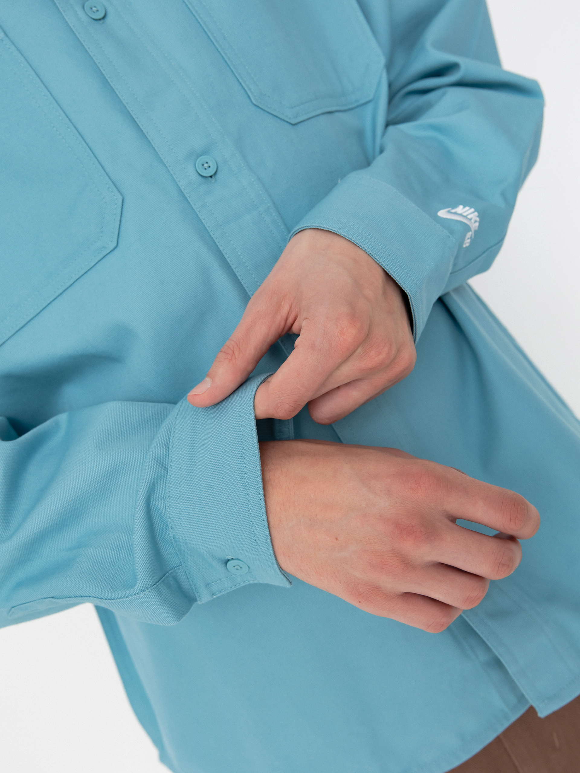 Košile Nike SB New Essential (denim turq/white)