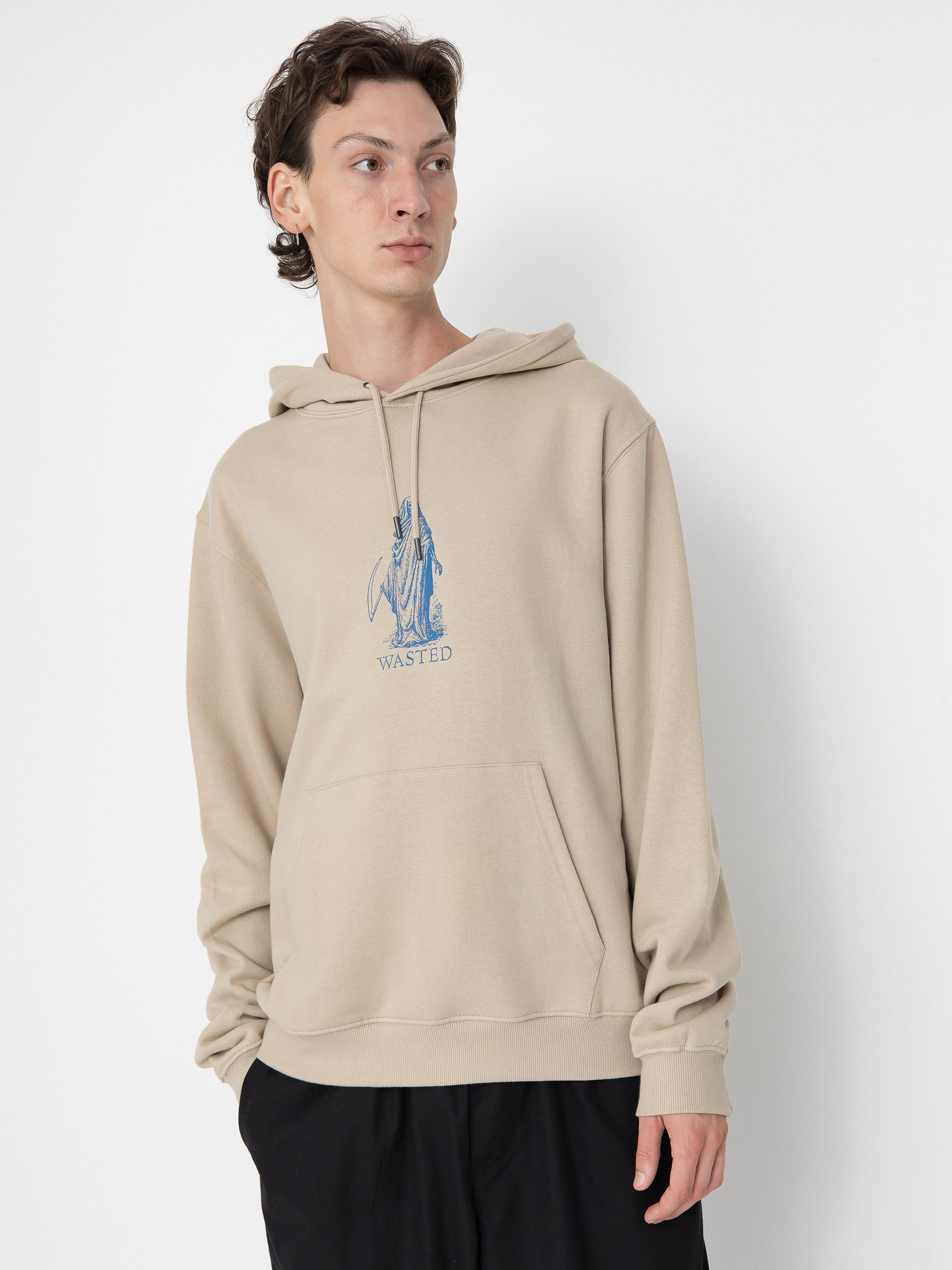 Mikina s kapucí Wasted Paris Worst HD (sand)