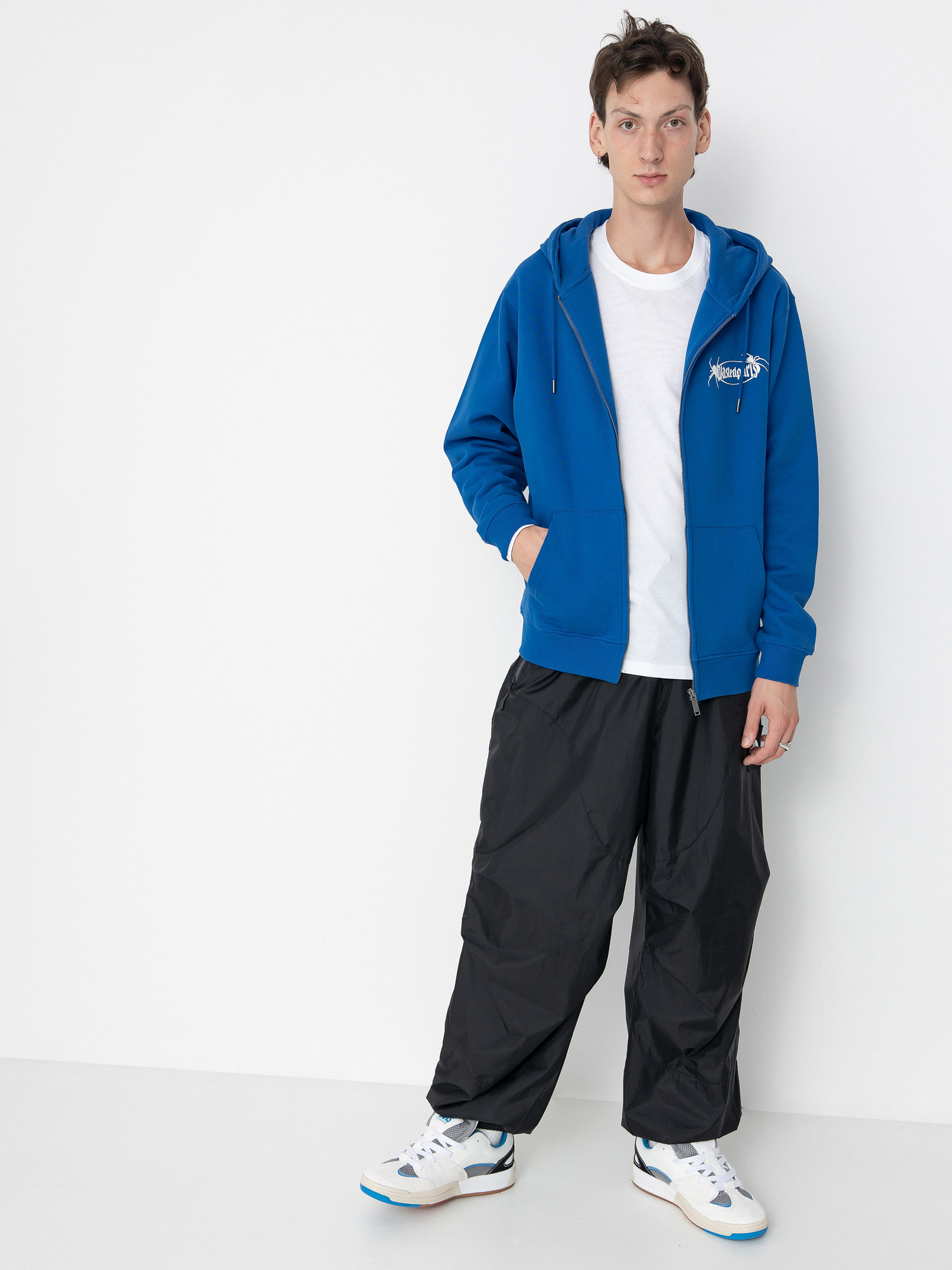 Mikina s kapucí Wasted Paris Boiler Reset ZHD (arena blue)