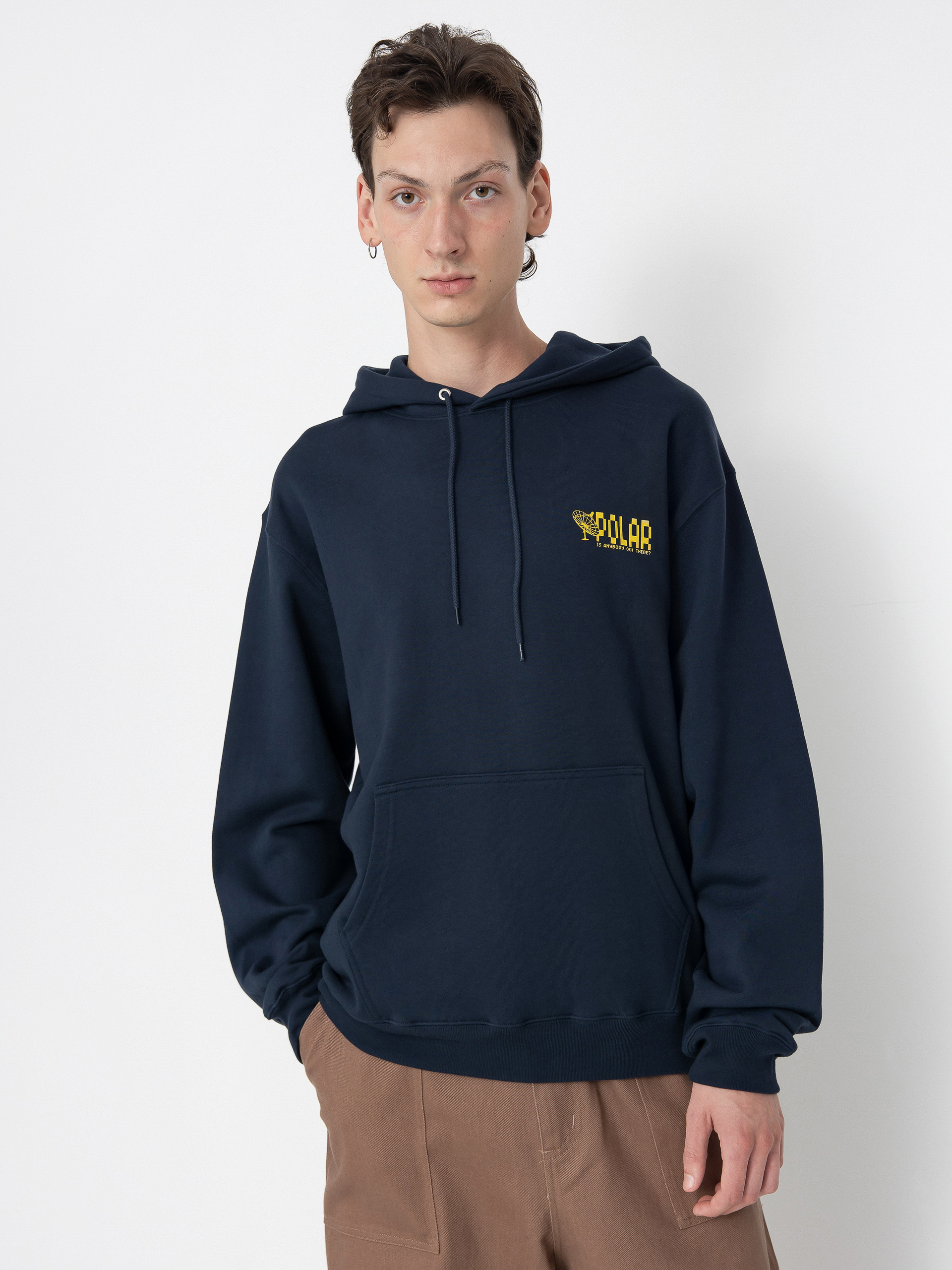 Mikina s kapucí Polar Skate Dave Hoodie Anyone Out There HD (new navy)