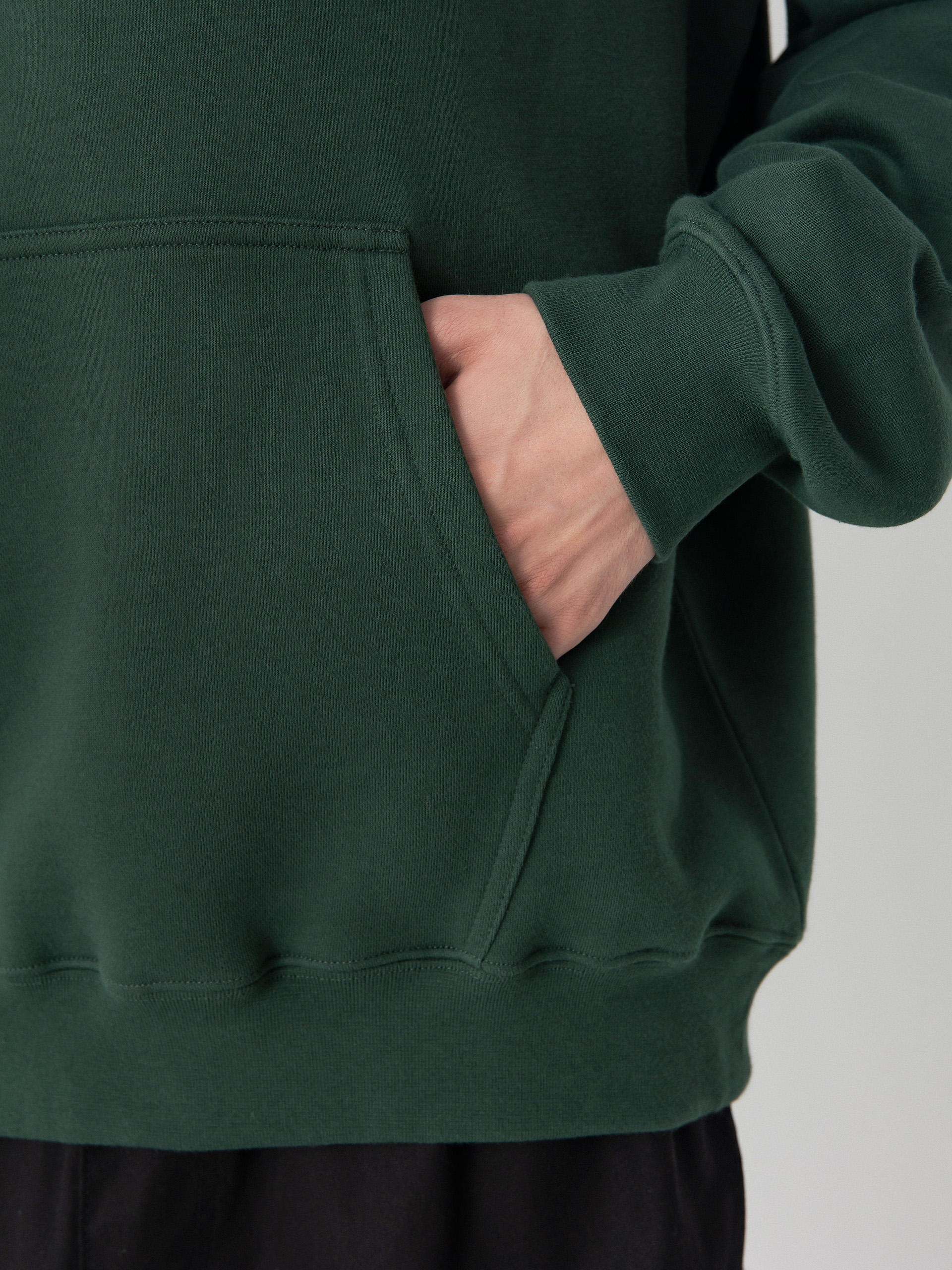 Mikina s kapucí Polar Skate Default HD (dark green)