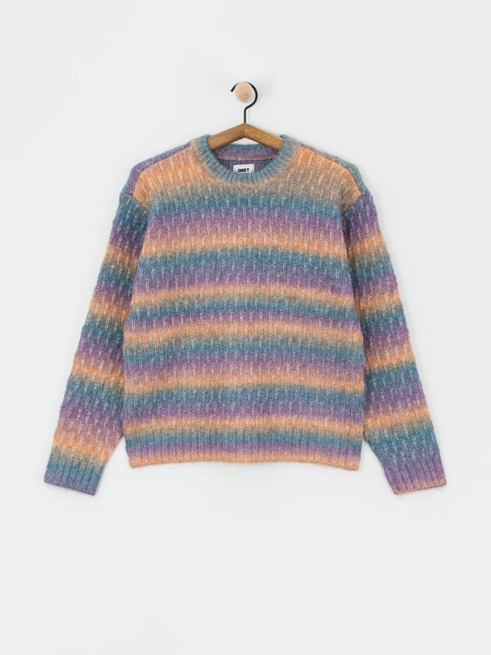 Svetr OBEY Daytrip Crew Sweater Wmn (purple multi)