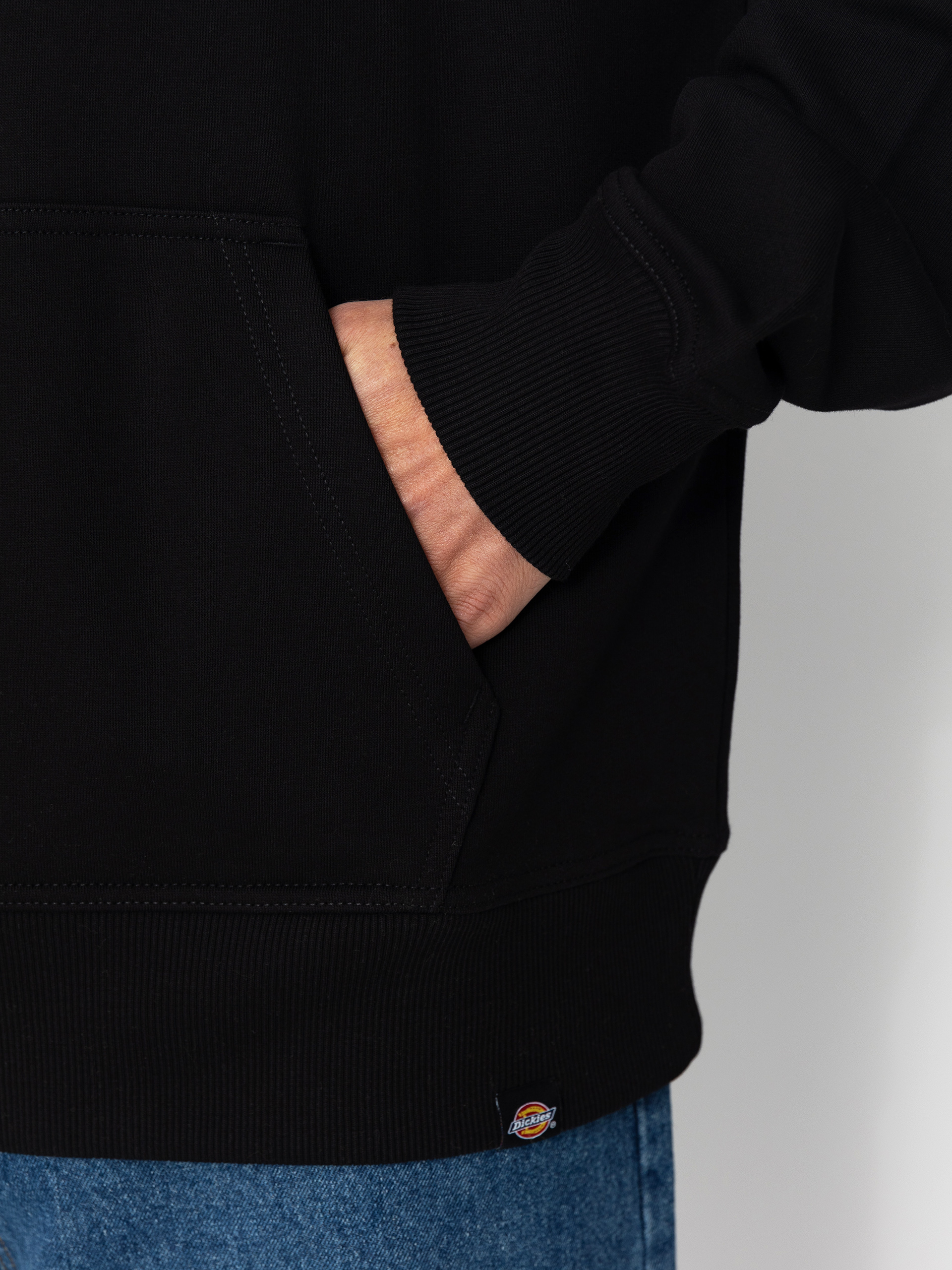 Mikina s kapucí Dickies Globe HD (black)