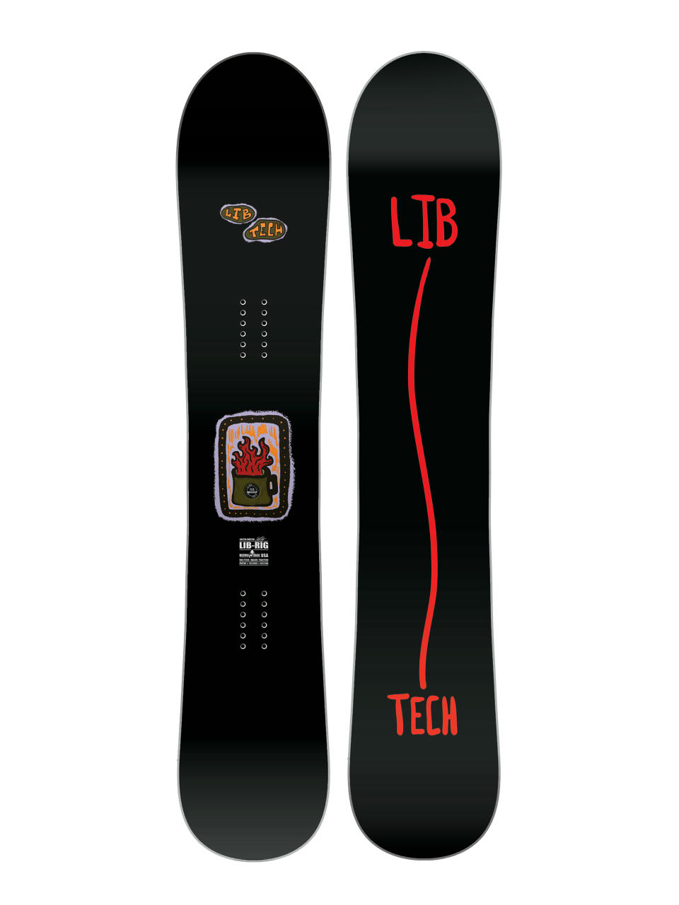 Pánská Snowboard Lib Tech Lib Rig (black)