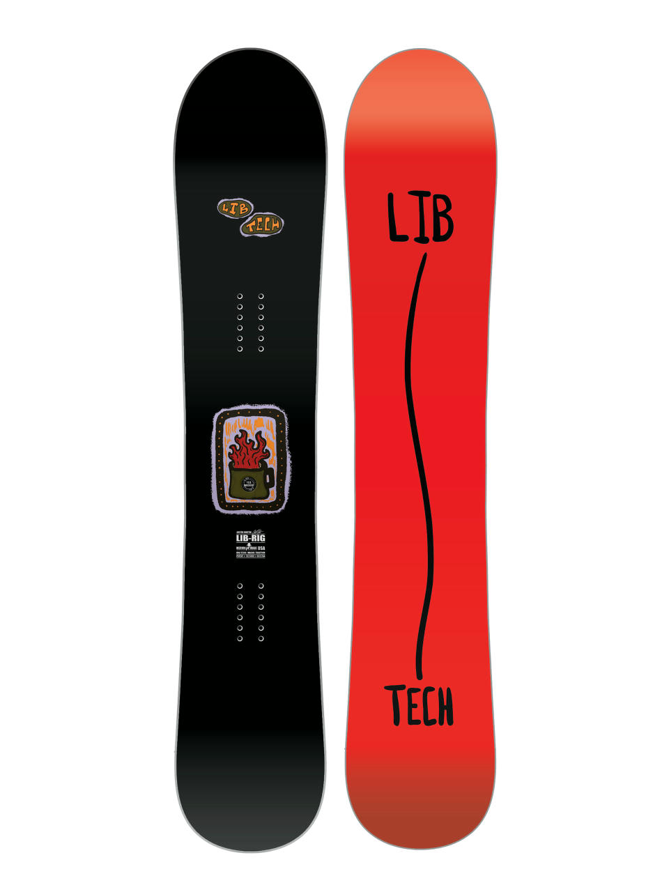 Pánská Snowboard Lib Tech Lib Rig (red)