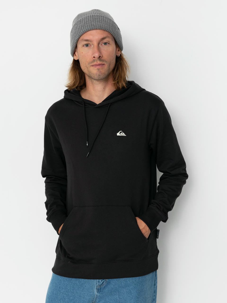 Mikina s kapucí Quiksilver Basic HD (black)