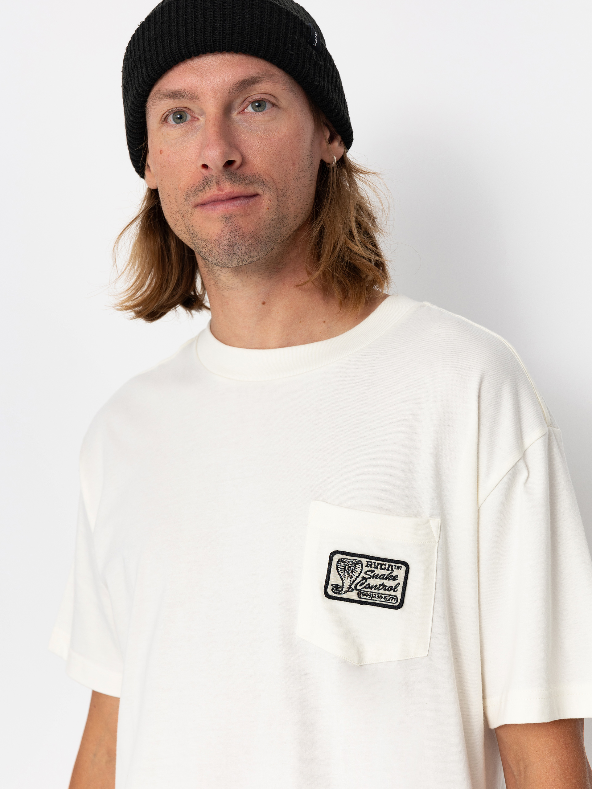 Tričko RVCA Cobra Service (antique white)