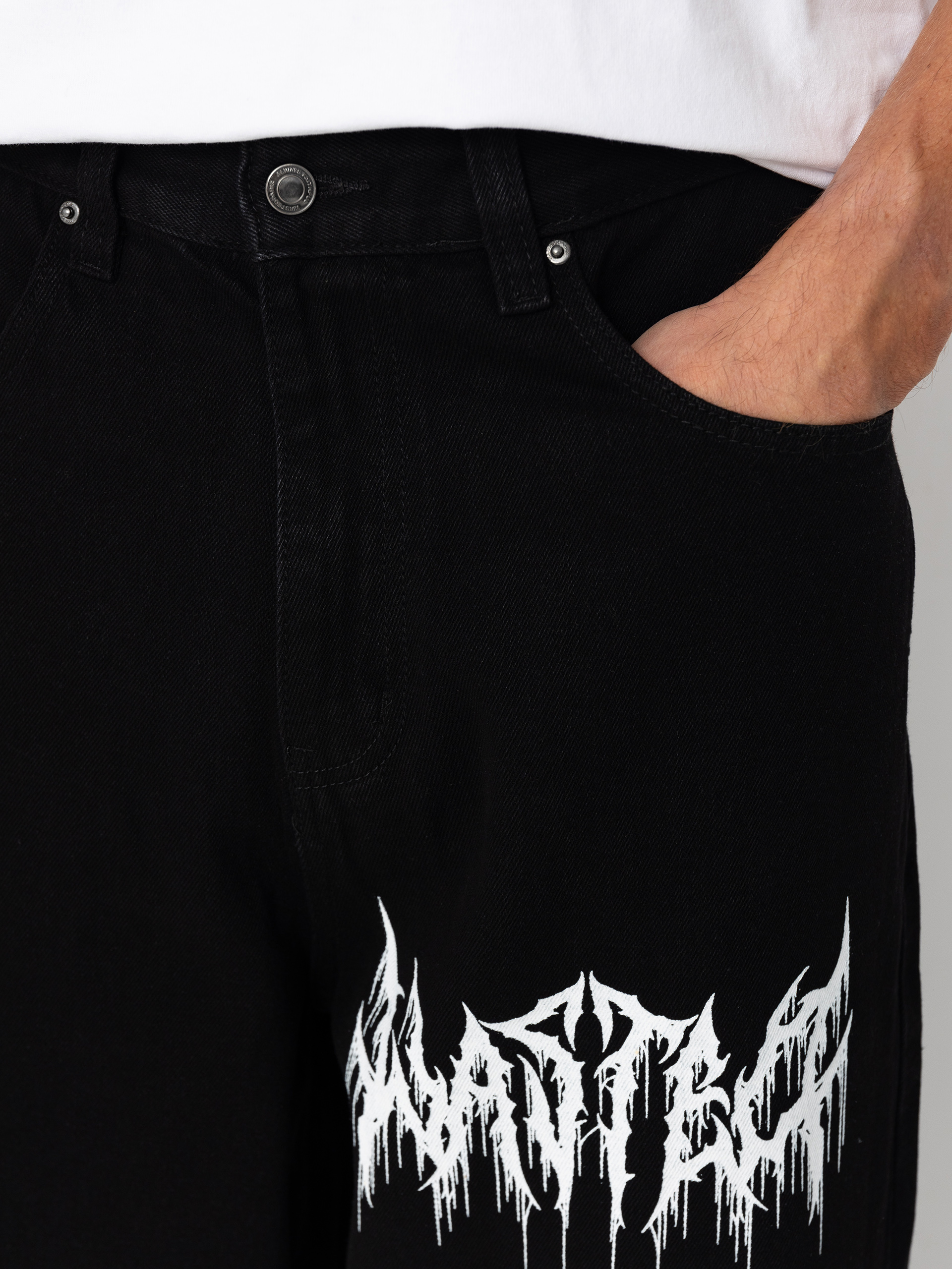 Kalhoty Wasted Paris Vault Casper (black)