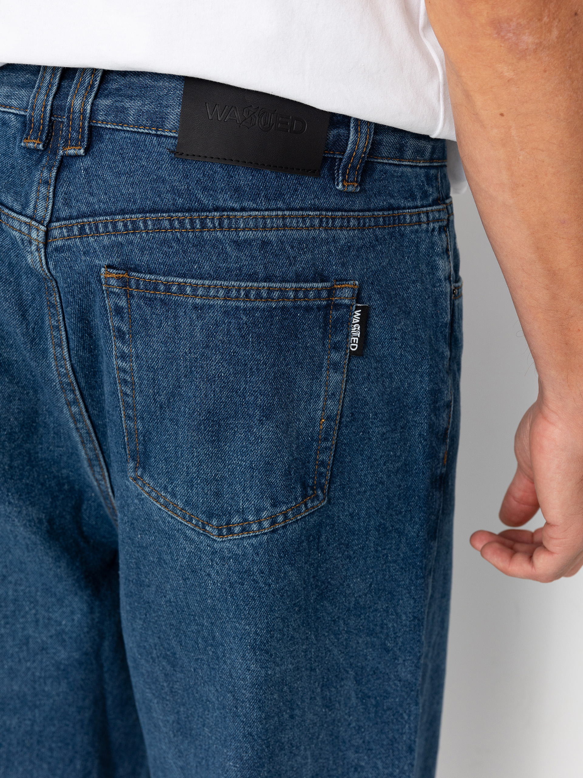 Kalhoty Wasted Paris Signature Casper (washed blue)