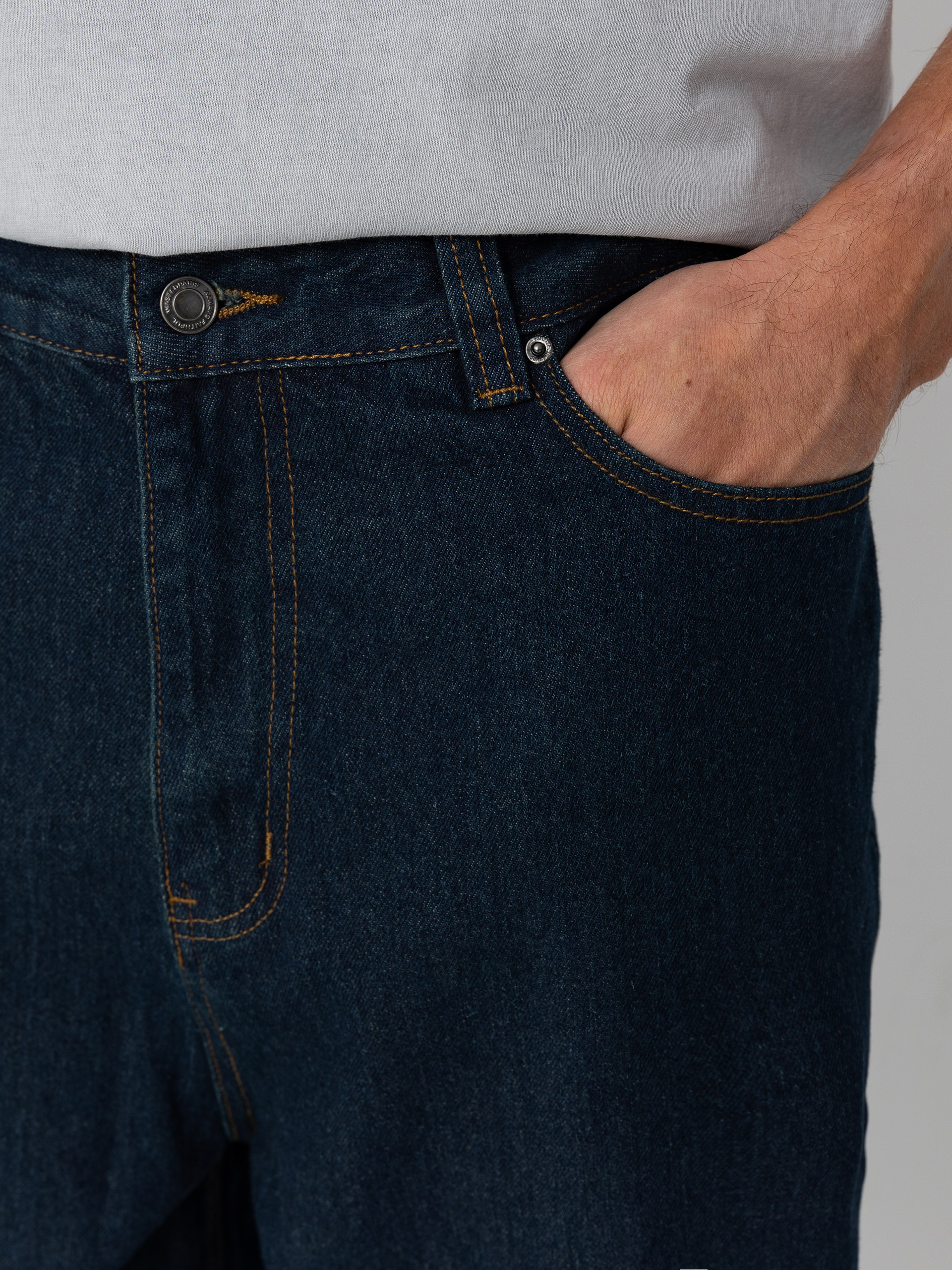 Kalhoty Wasted Paris Signature Casper (raw blue)