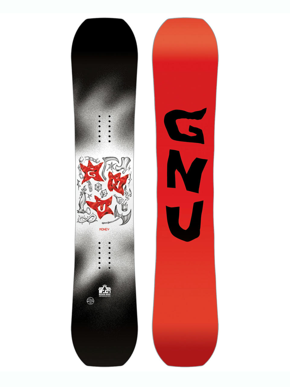 Pánská Snowboard Gnu Money (red)