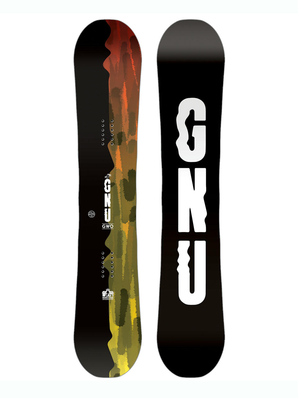 Pánská Snowboard Gnu Gwo (black)